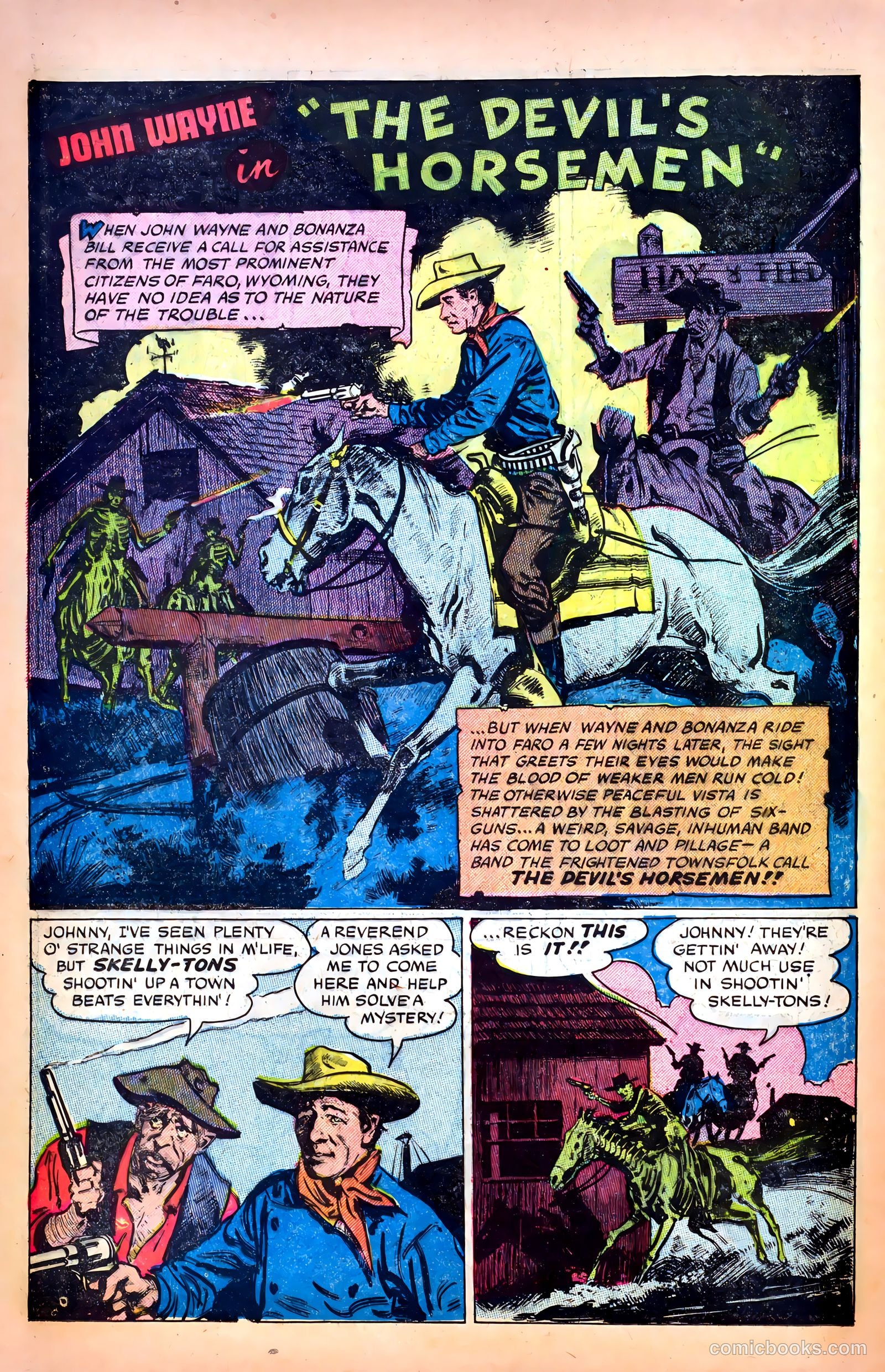 John Wayne Adventure Comics #15 (1952) — page 22 of 36
