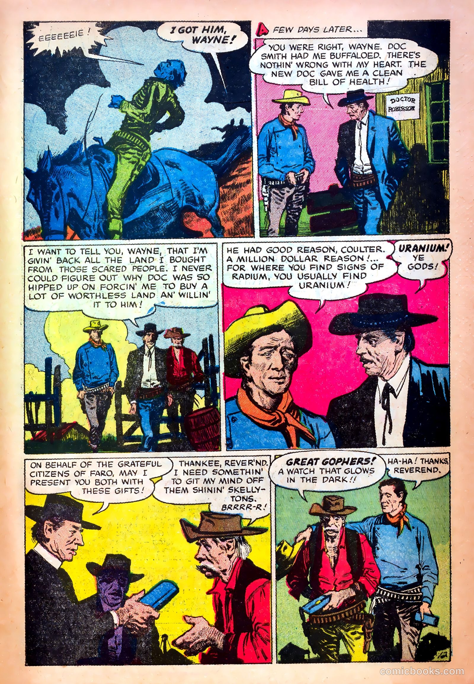 John Wayne Adventure Comics #15 (1952) — page 33 of 36