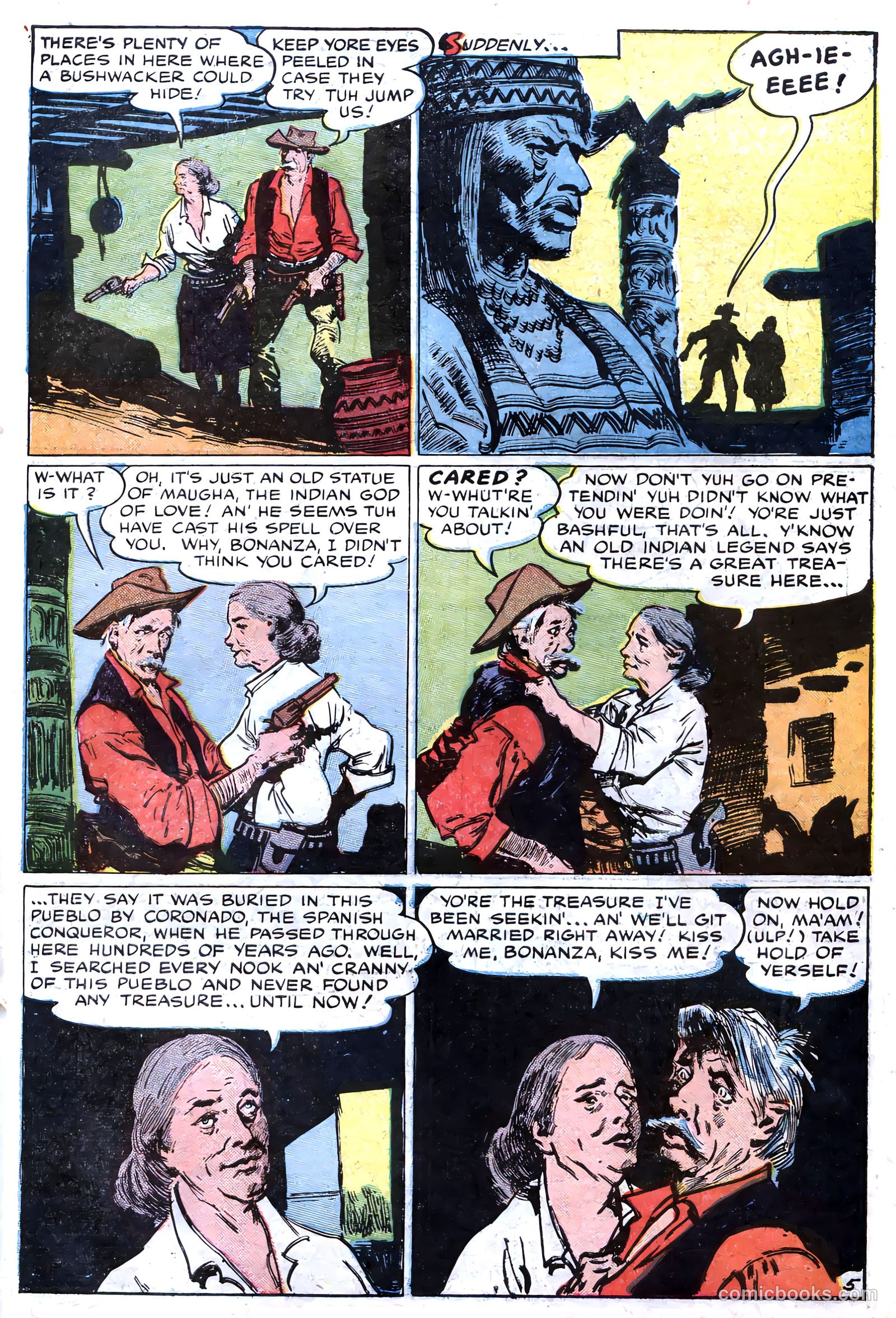 John Wayne Adventure Comics #16 (1952) — page 27 of 36