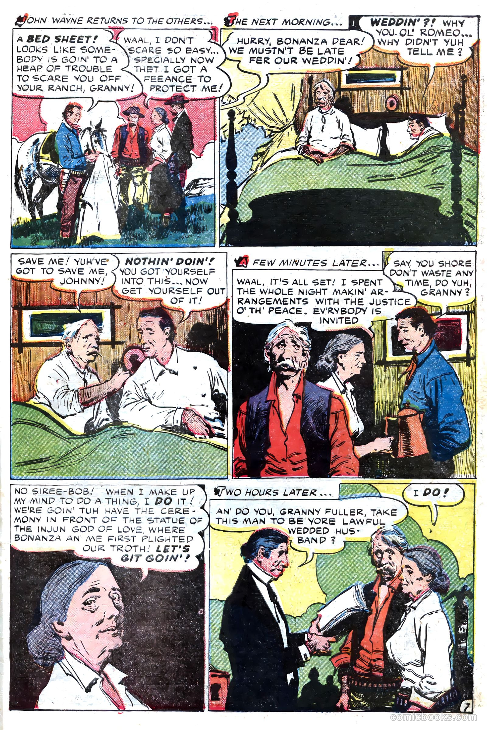 John Wayne Adventure Comics #16 (1952) — page 29 of 36