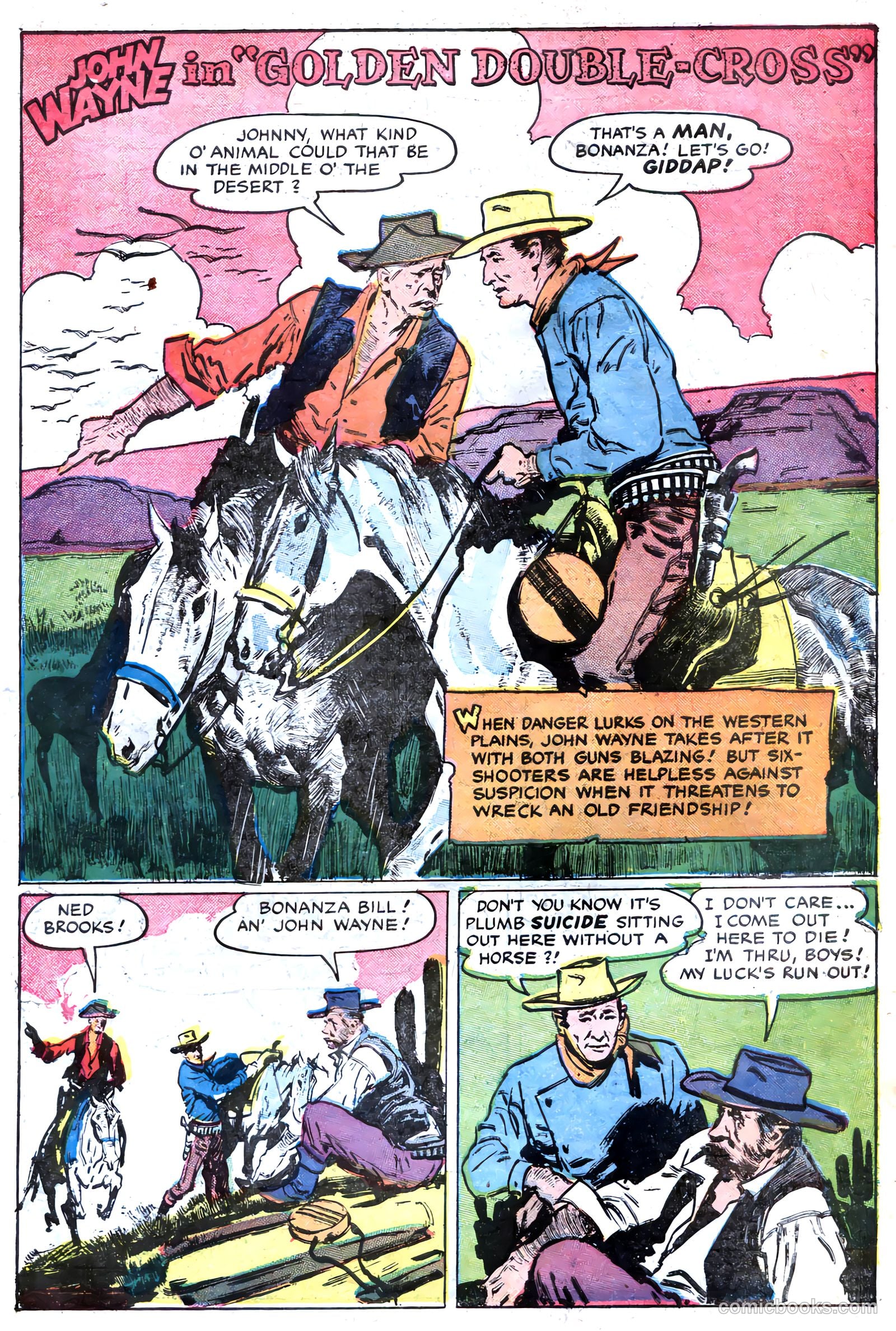 John Wayne Adventure Comics #16 (1952) — page 3 of 36