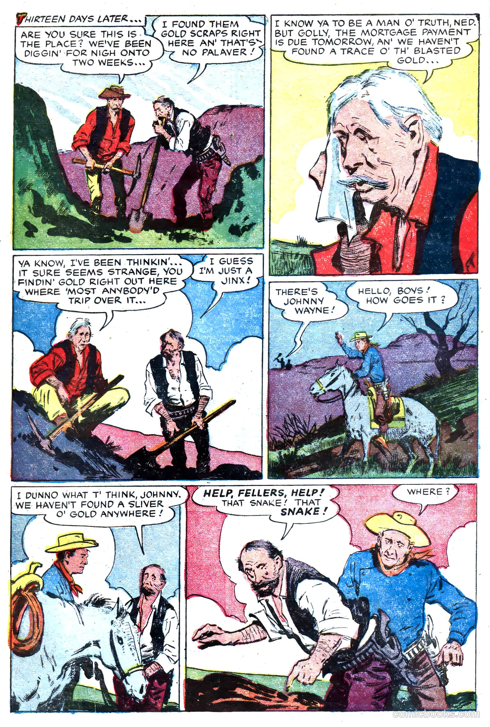 John Wayne Adventure Comics #16 (1952) — page 6 of 36