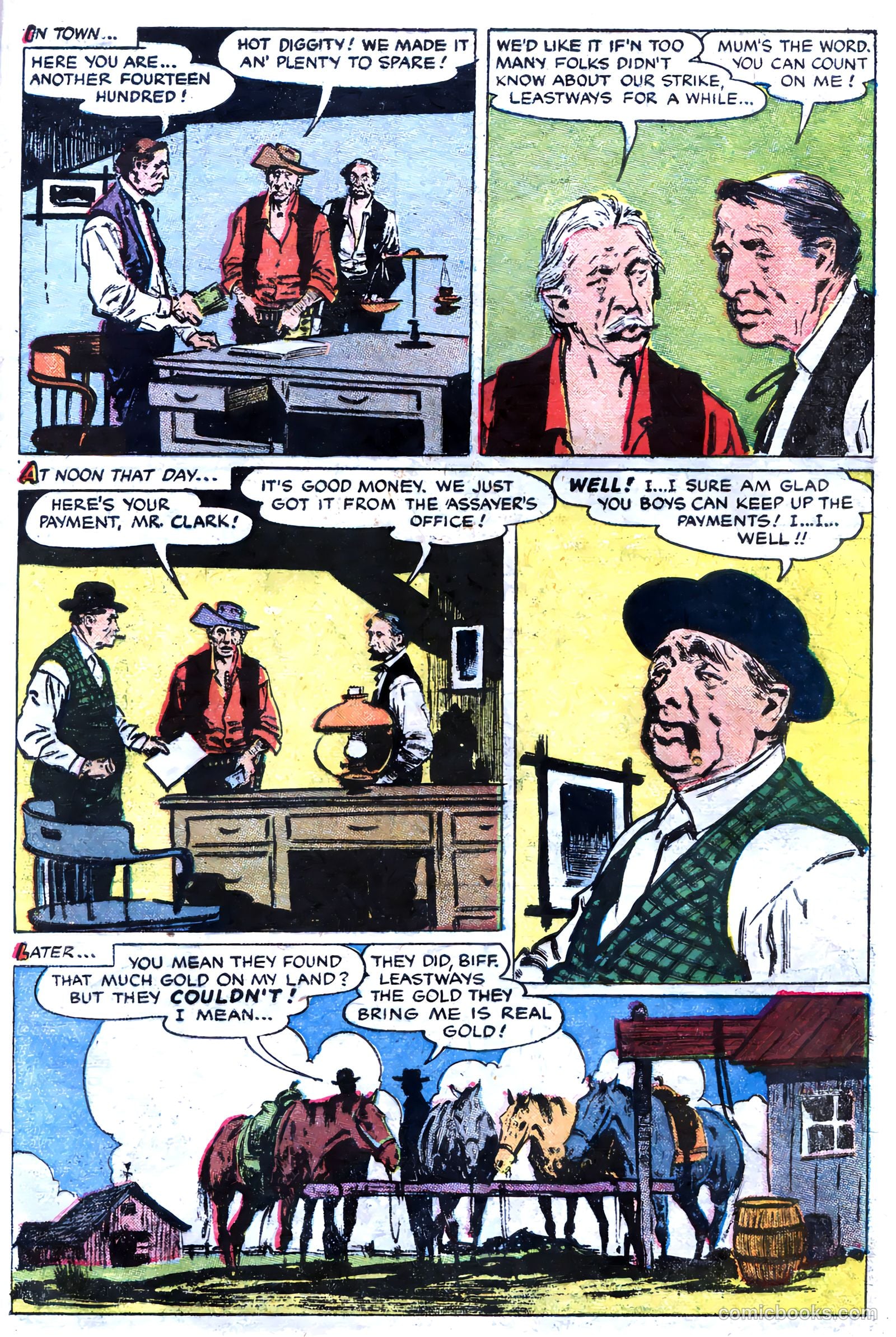 John Wayne Adventure Comics #16 (1952) — page 9 of 36