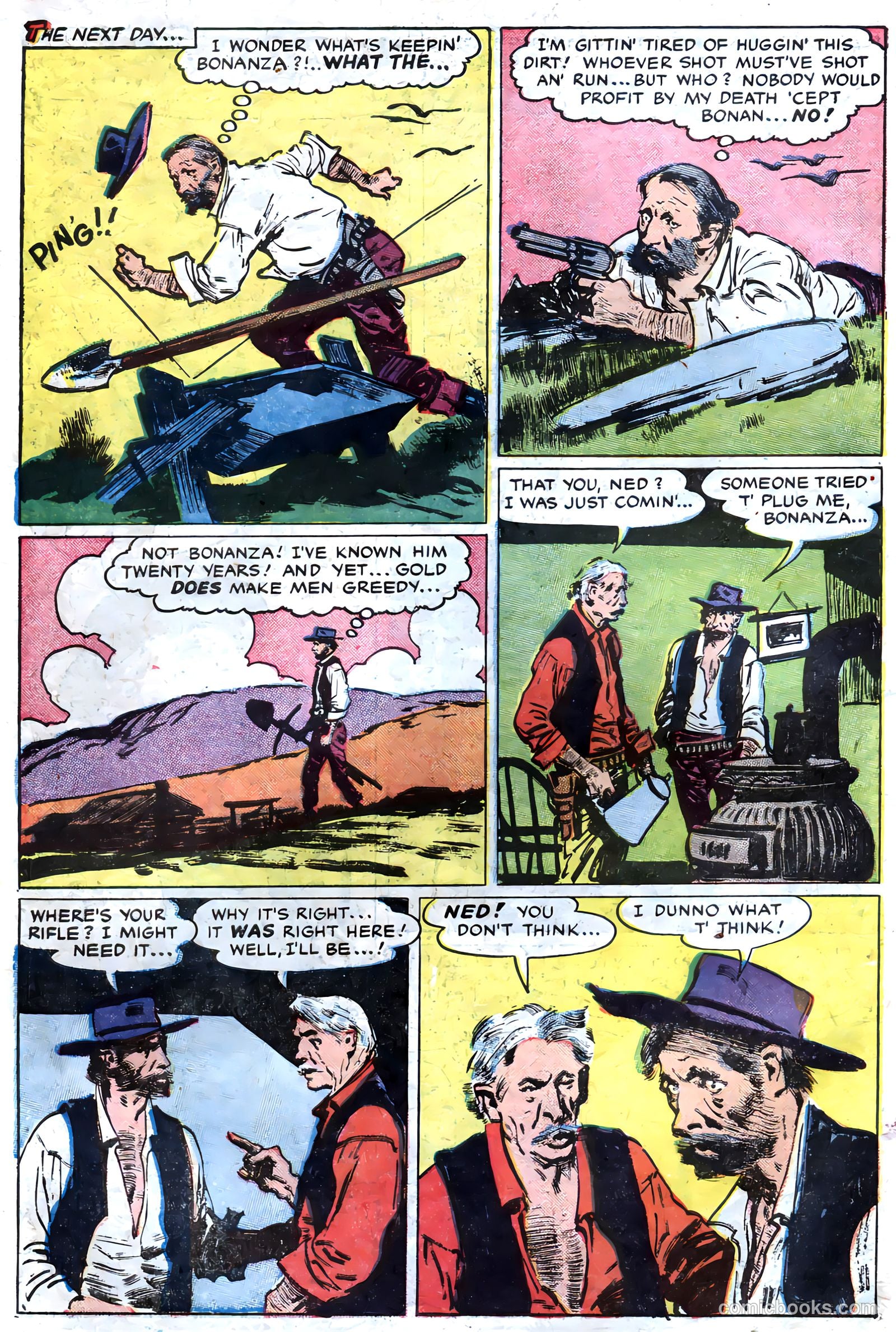 John Wayne Adventure Comics #16 (1952) — page 10 of 36