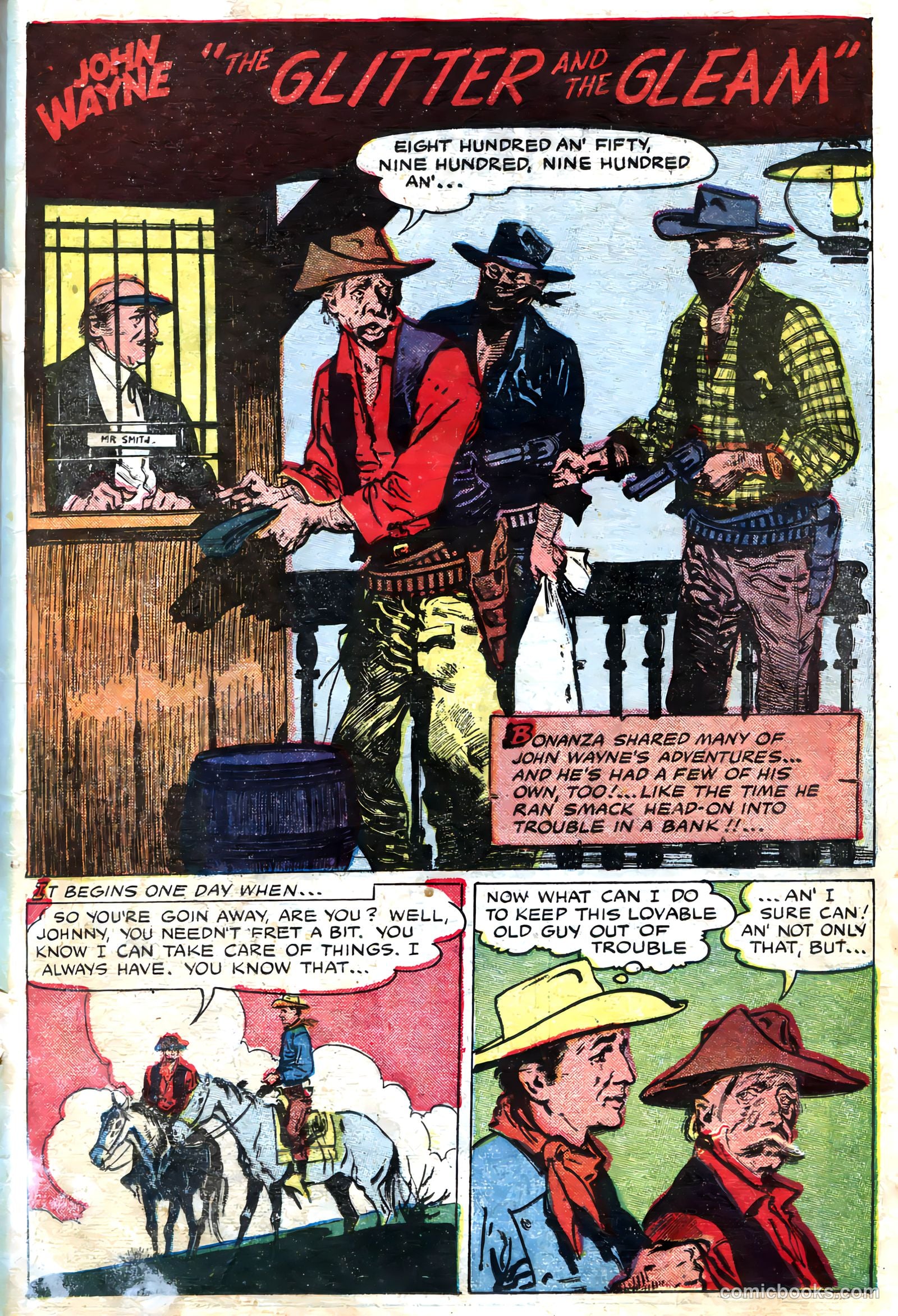 John Wayne Adventure Comics #16 (1952) — page 15 of 36