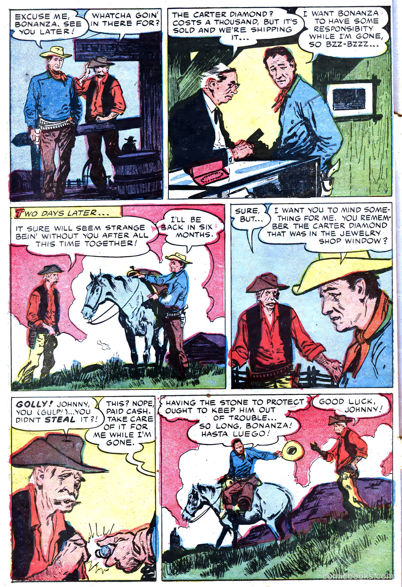 John Wayne Adventure Comics #16 (1952) — page 16 of 36