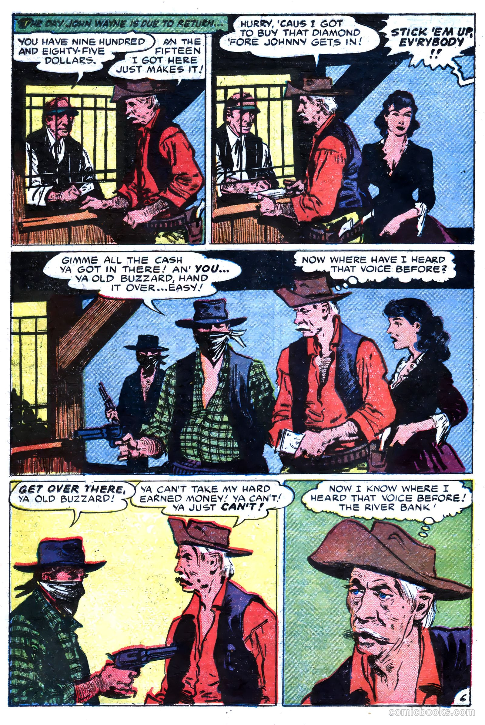 John Wayne Adventure Comics #16 (1952) — page 20 of 36