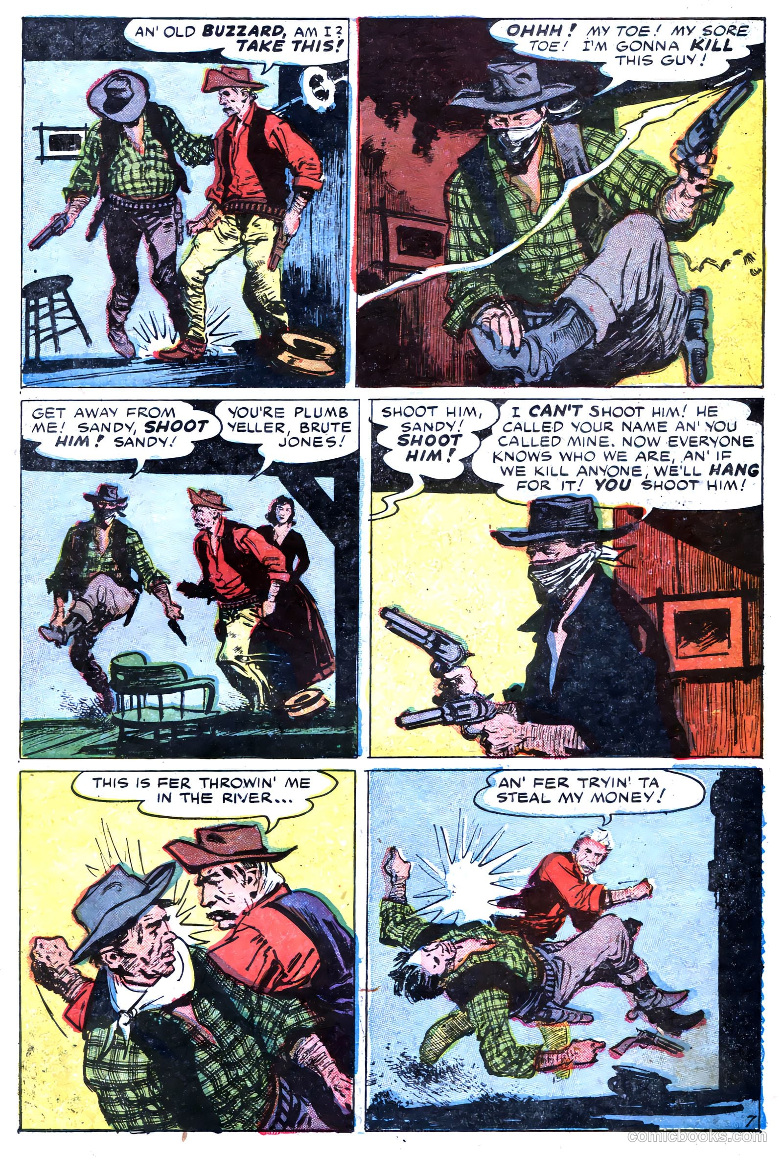 John Wayne Adventure Comics #16 (1952) — page 21 of 36