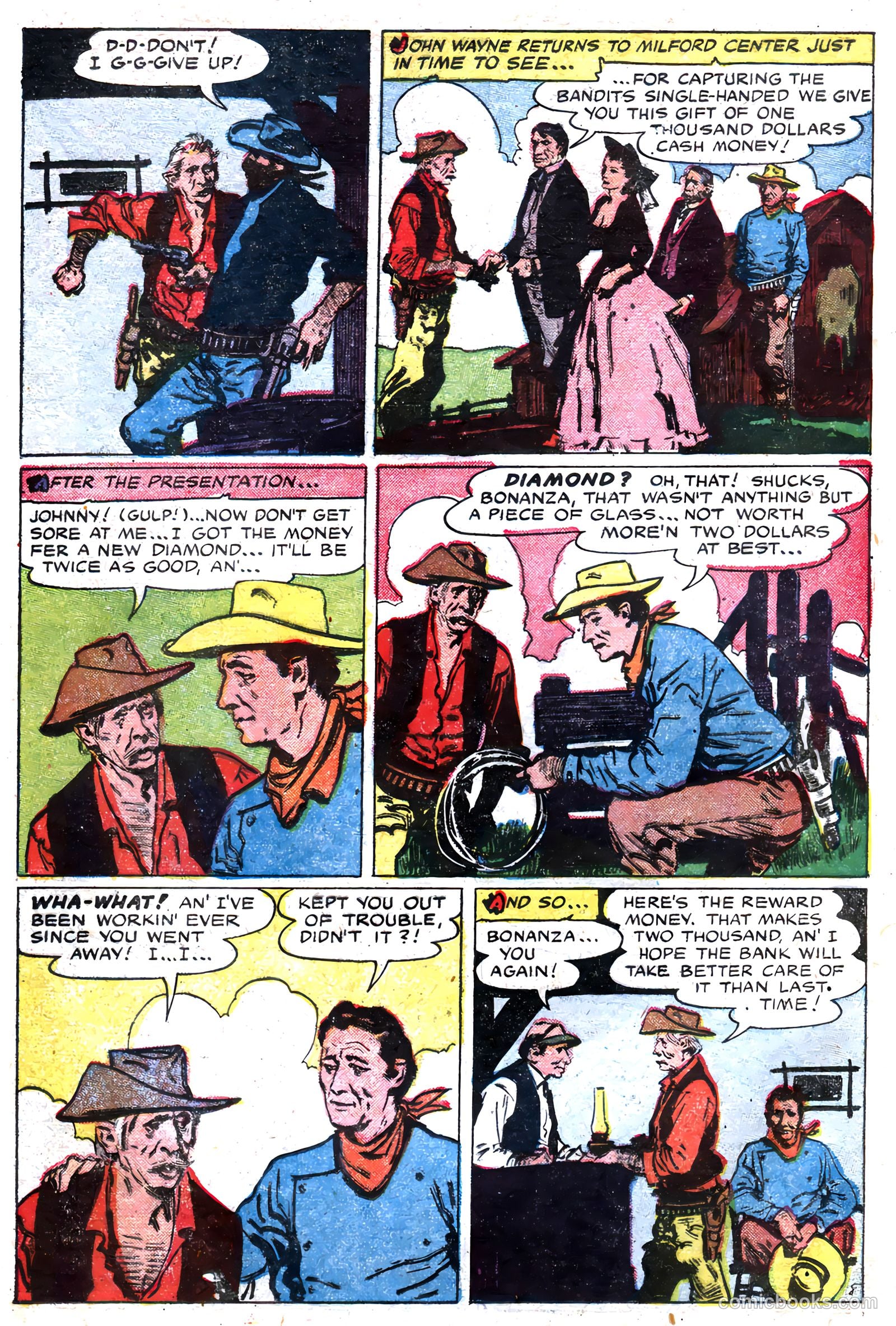 John Wayne Adventure Comics #16 (1952) — page 22 of 36