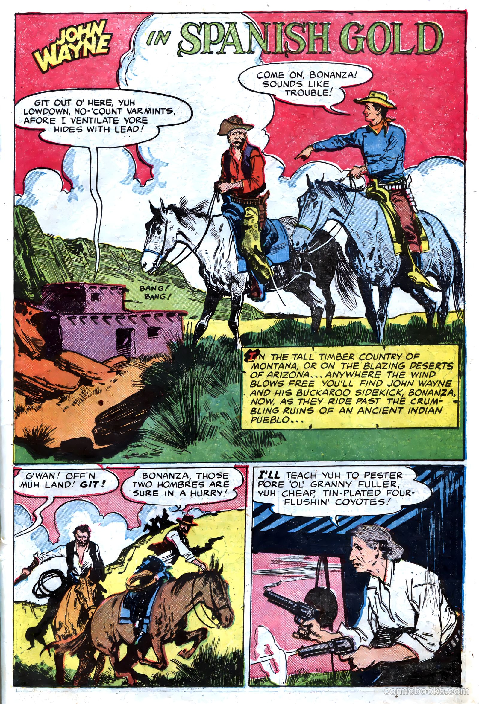 John Wayne Adventure Comics #16 (1952) — page 23 of 36