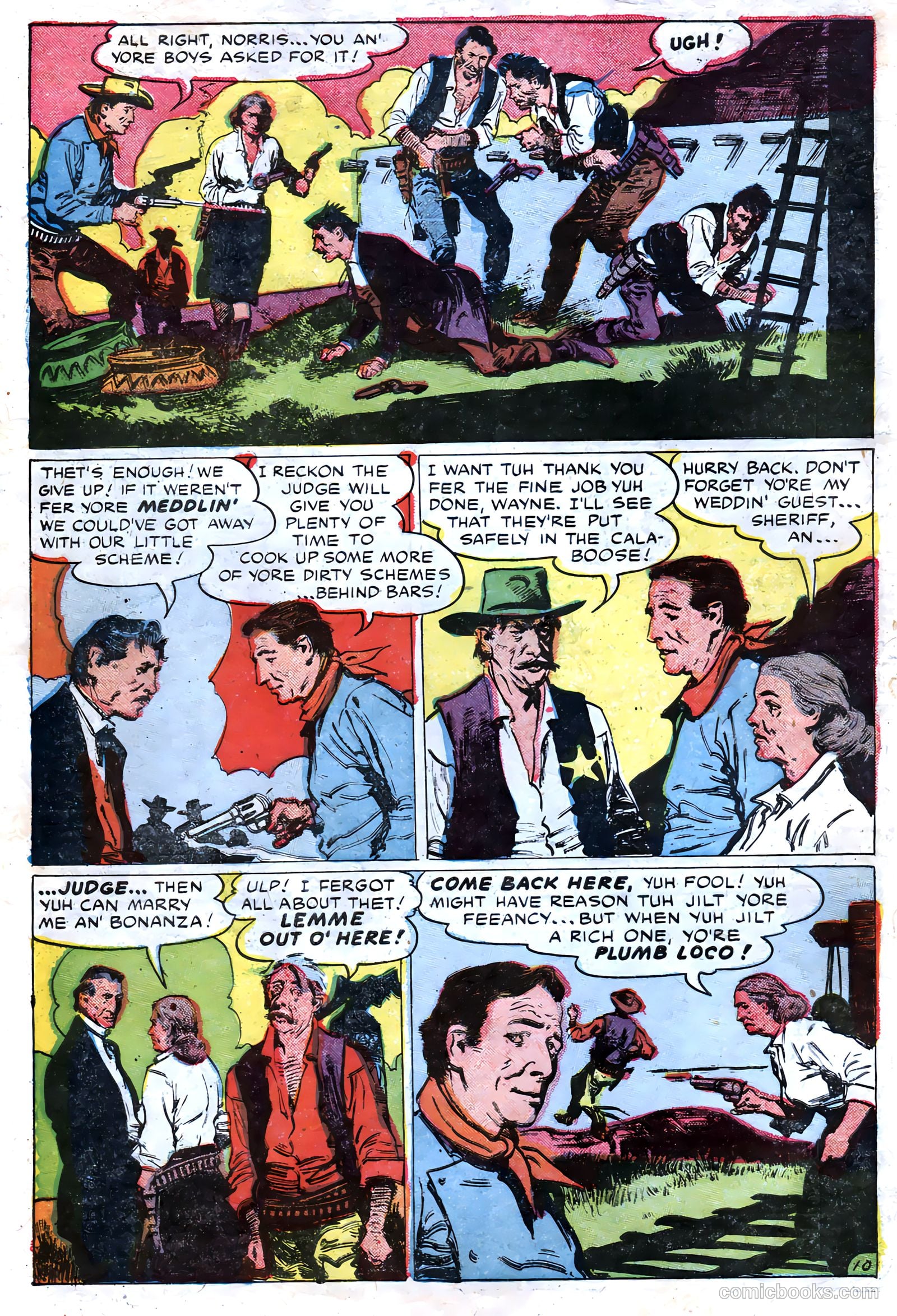 John Wayne Adventure Comics #16 (1952) — page 32 of 36