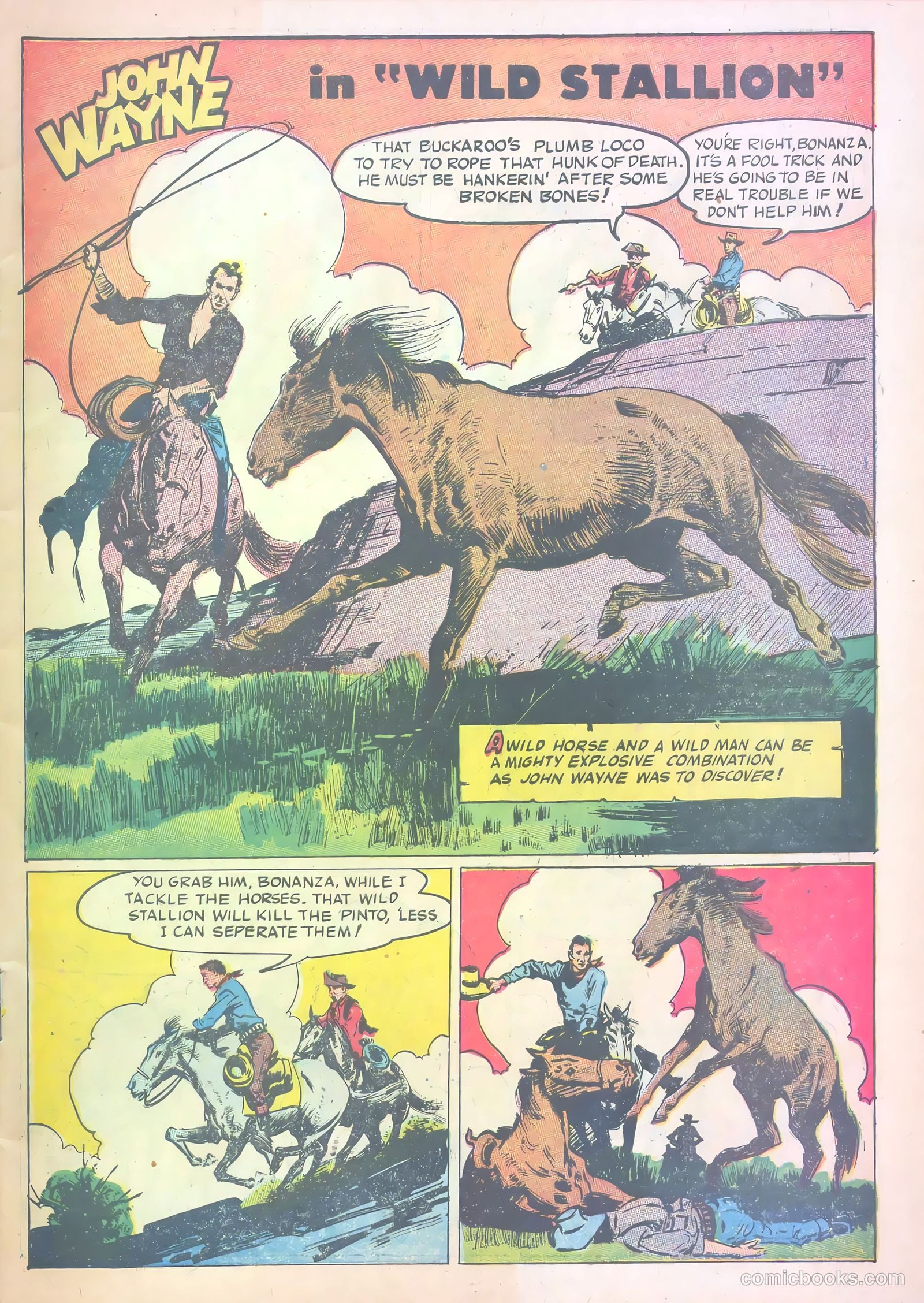 John Wayne Adventure Comics #17 (1952) — page 3 of 36
