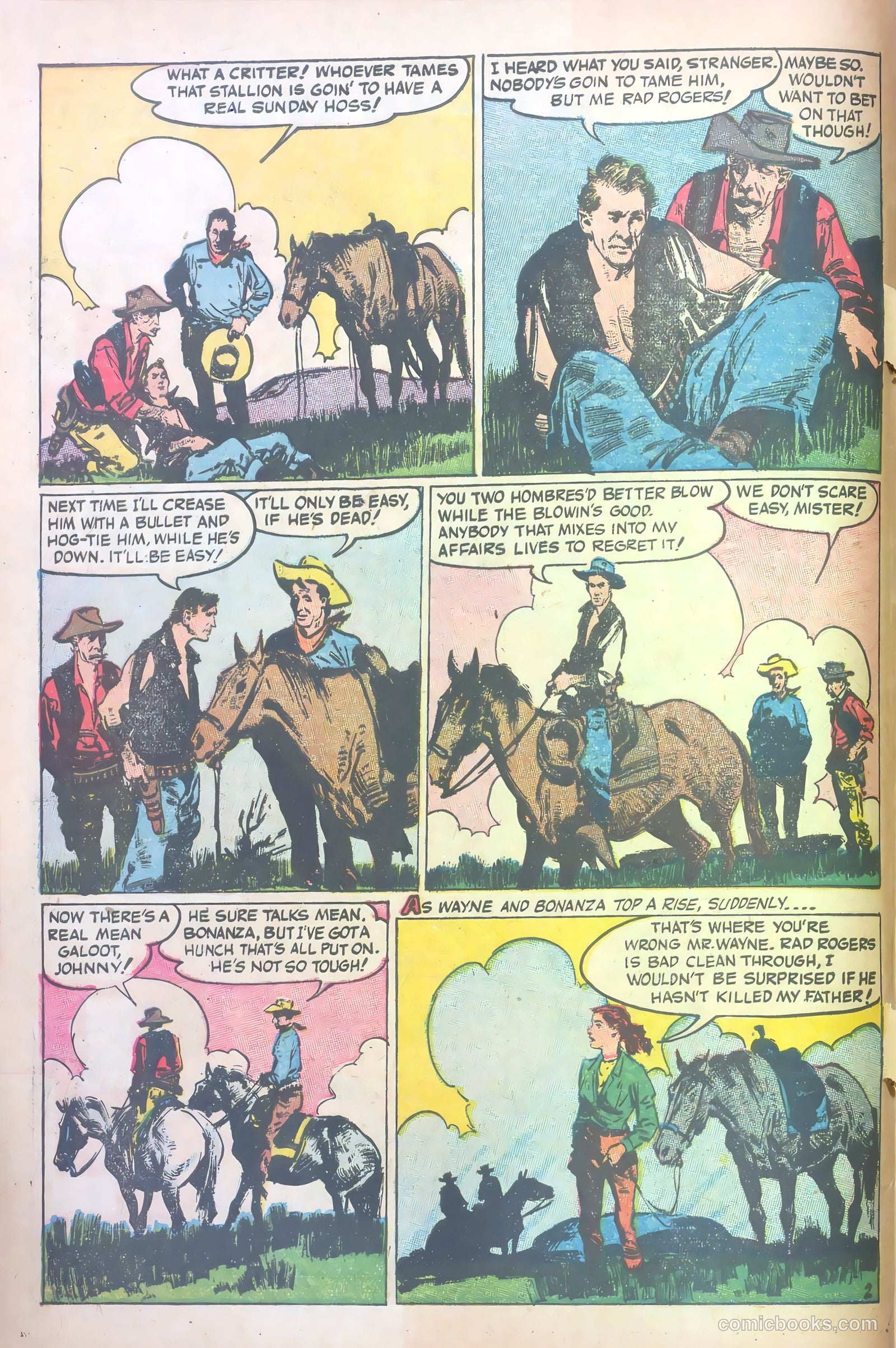 John Wayne Adventure Comics #17 (1952) — page 4 of 36