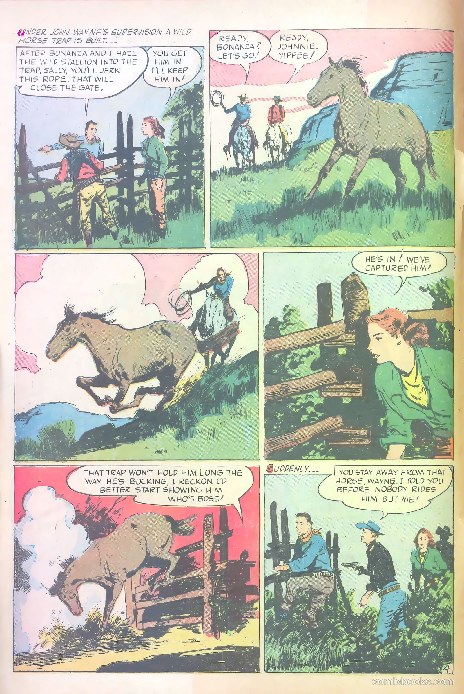 John Wayne Adventure Comics #17 (1952) — page 6 of 36