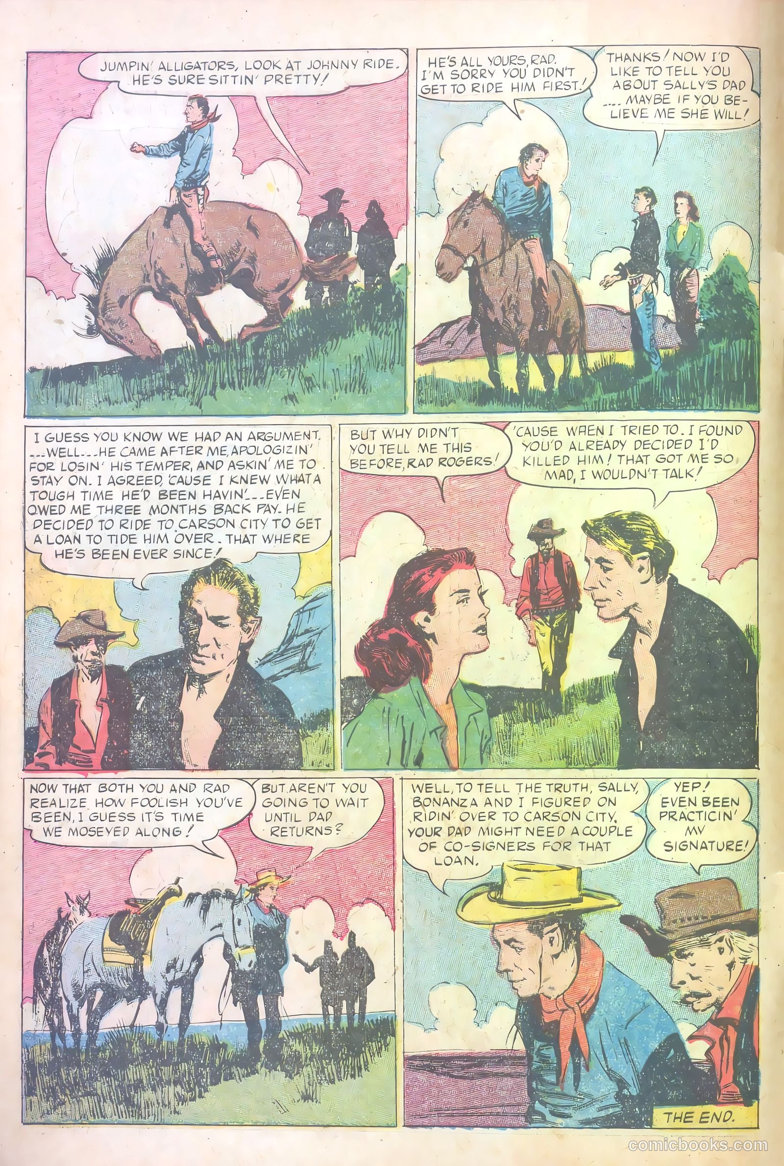 John Wayne Adventure Comics #17 (1952) — page 8 of 36