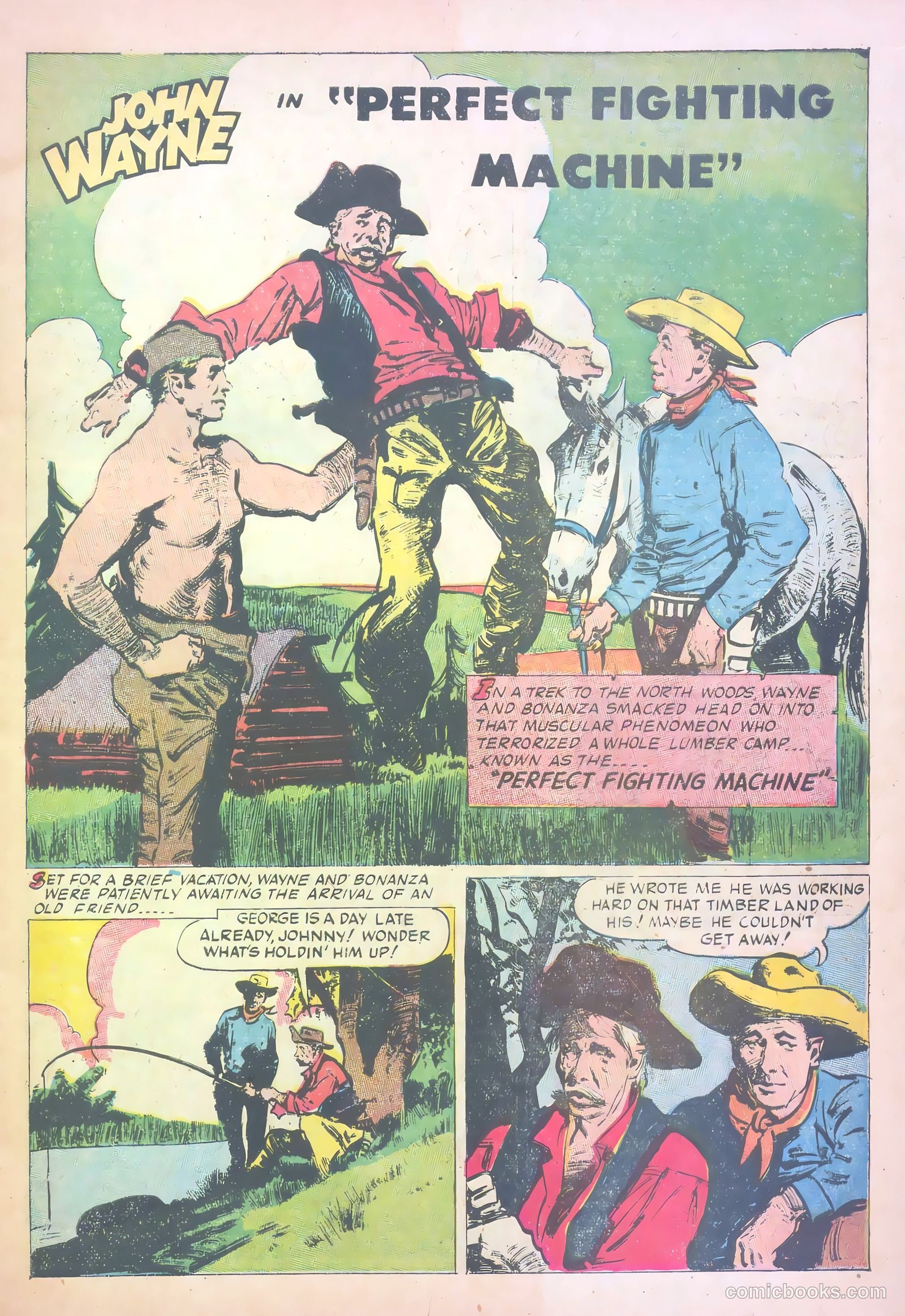 John Wayne Adventure Comics #17 (1952) — page 9 of 36