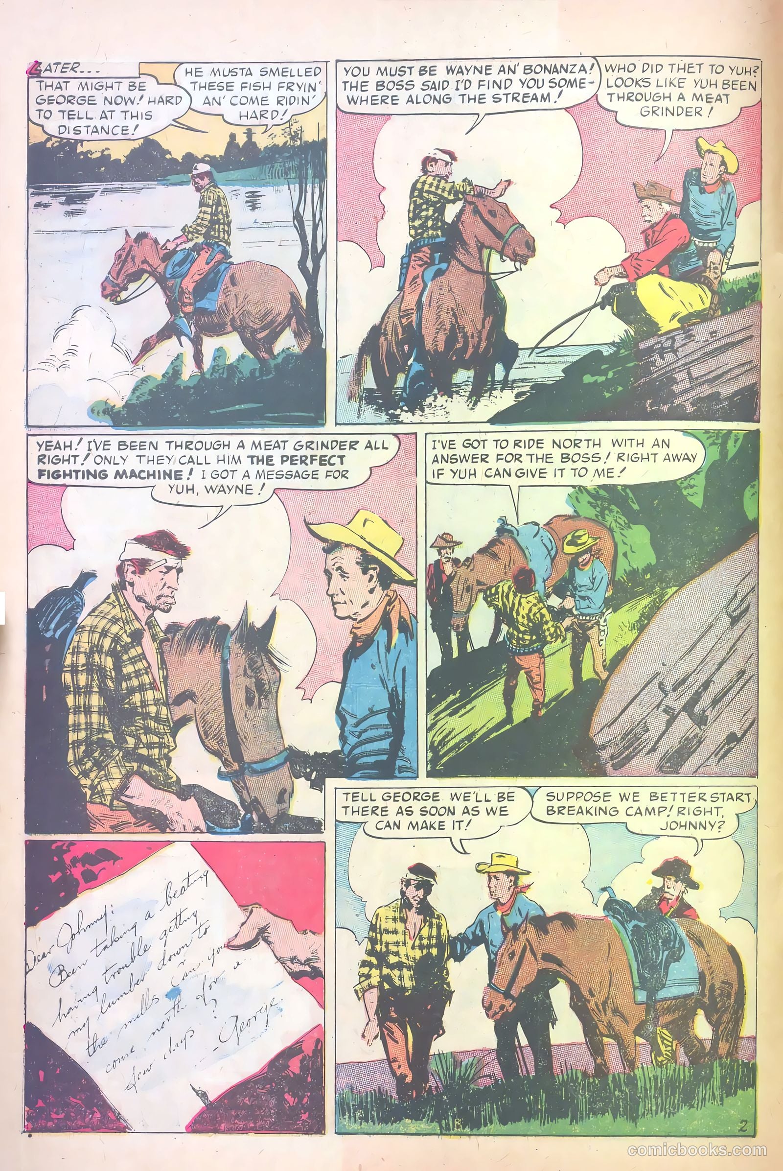 John Wayne Adventure Comics #17 (1952) — page 10 of 36