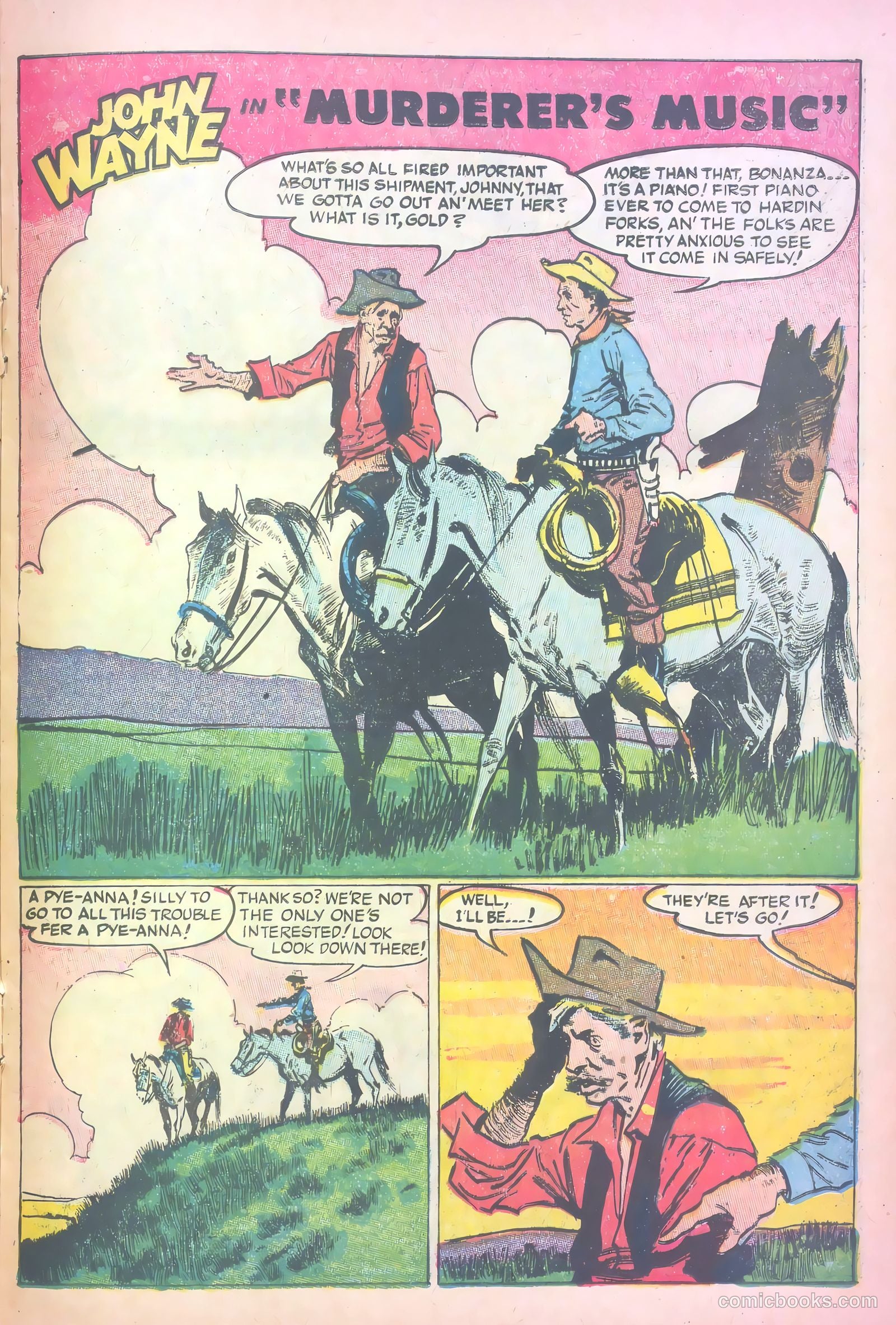 John Wayne Adventure Comics #17 (1952) — page 17 of 36