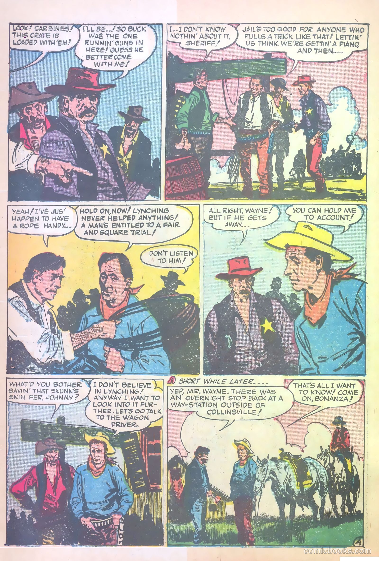 John Wayne Adventure Comics #17 (1952) — page 20 of 36