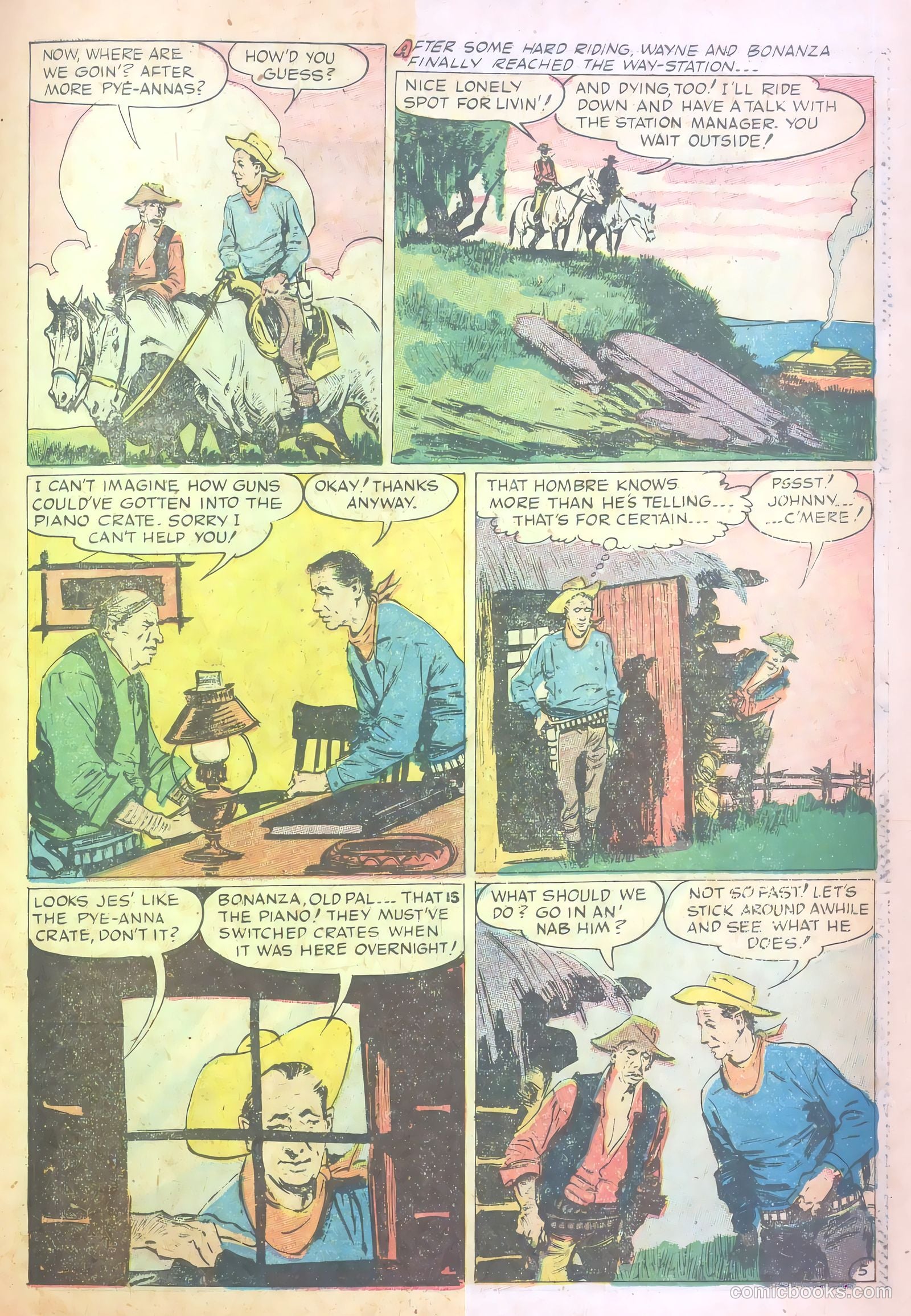 John Wayne Adventure Comics #17 (1952) — page 21 of 36