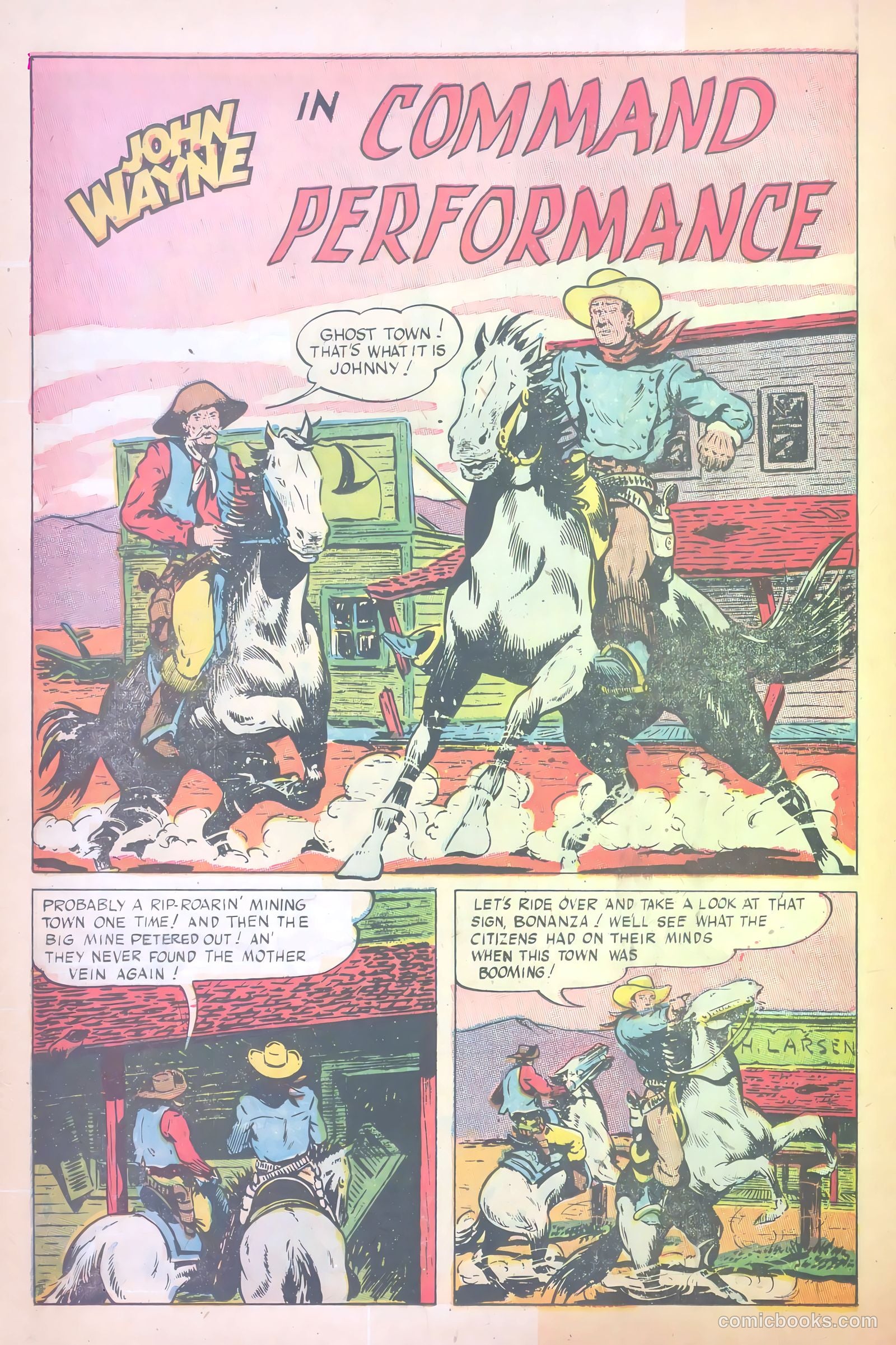 John Wayne Adventure Comics #17 (1952) — page 26 of 36