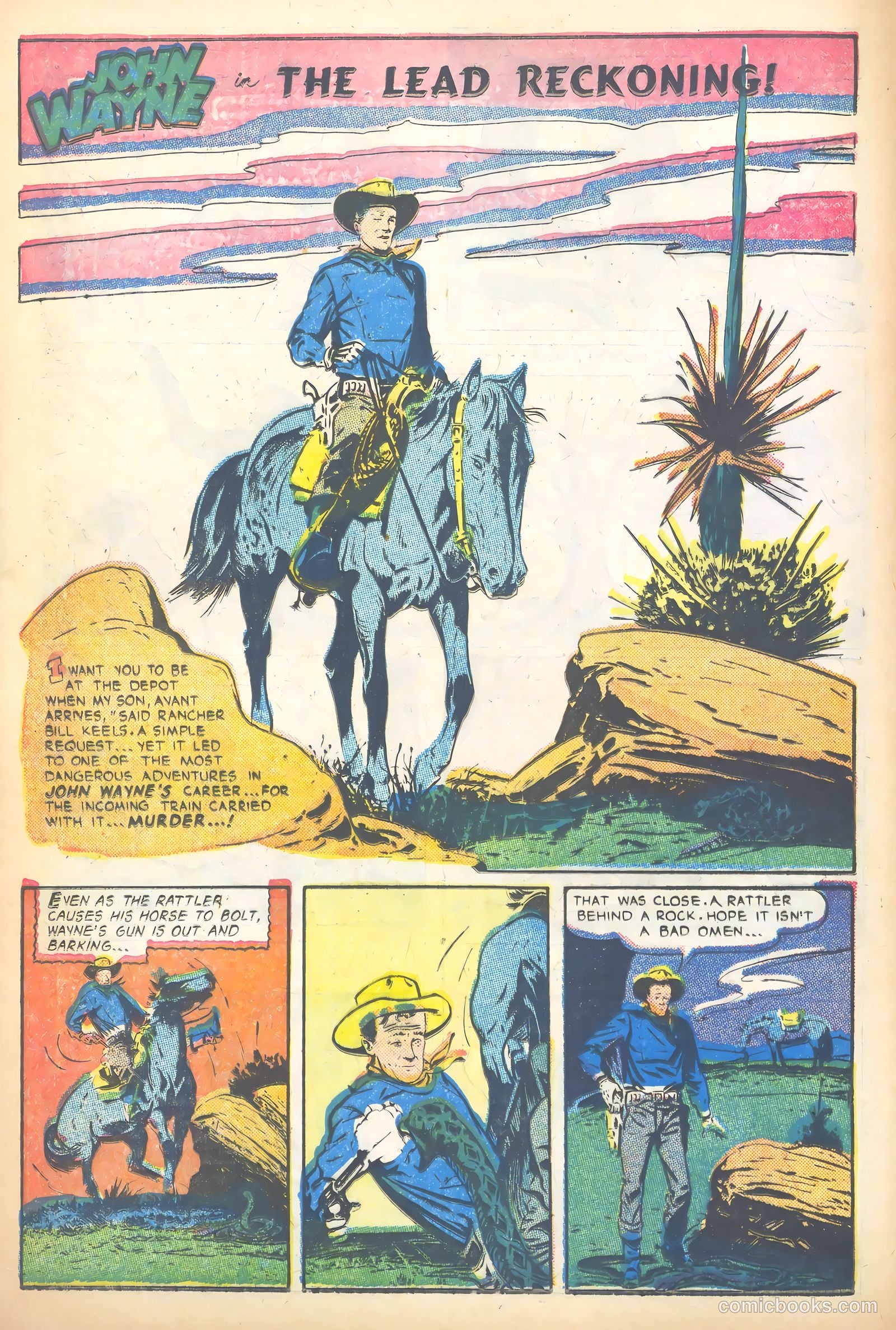 John Wayne Adventure Comics #18 (1953) — page 14 of 36
