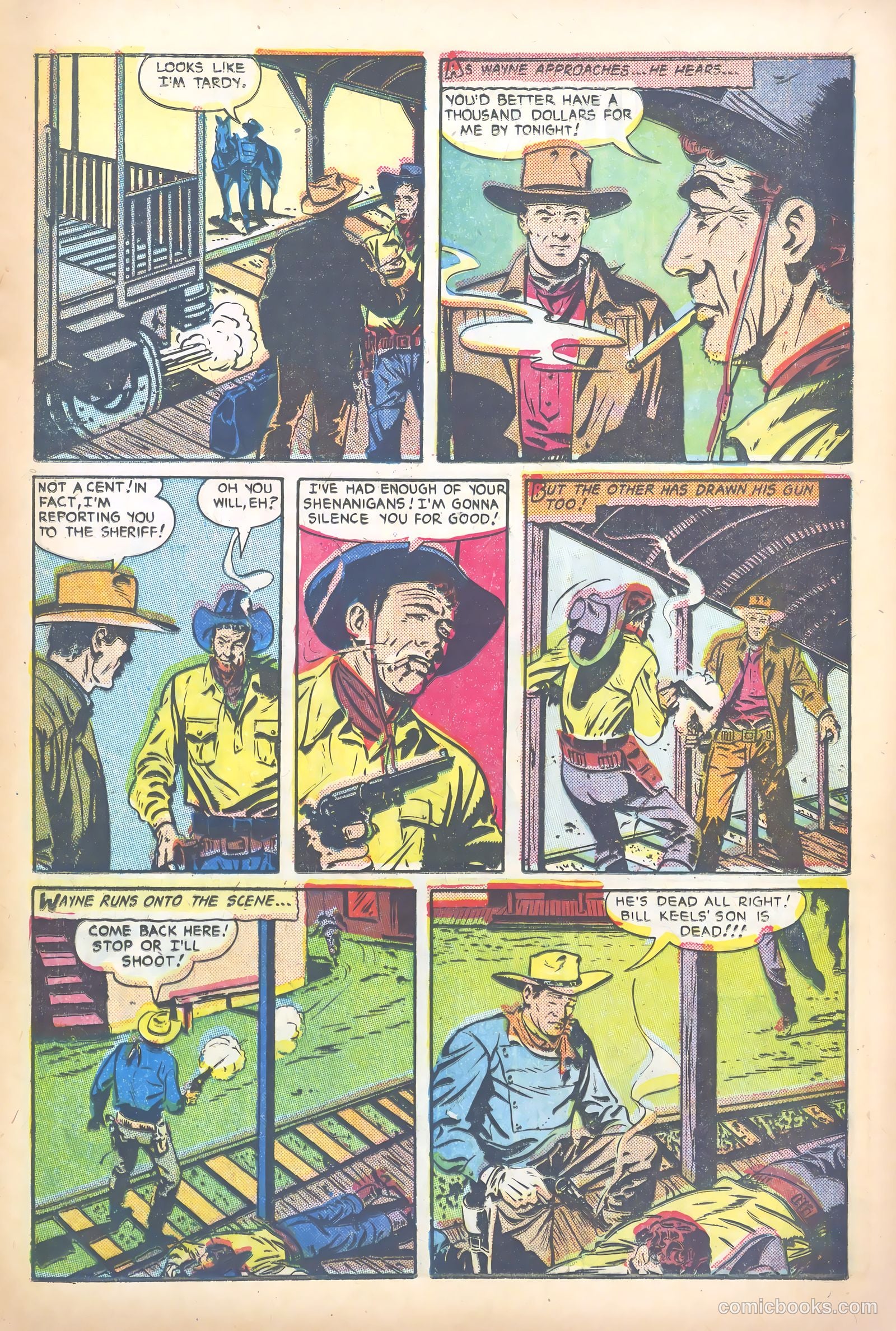 John Wayne Adventure Comics #18 (1953) — page 15 of 36