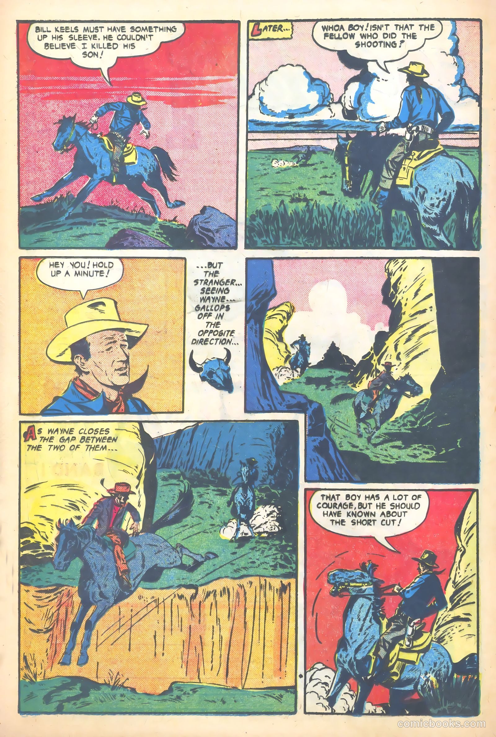 John Wayne Adventure Comics #18 (1953) — page 20 of 36