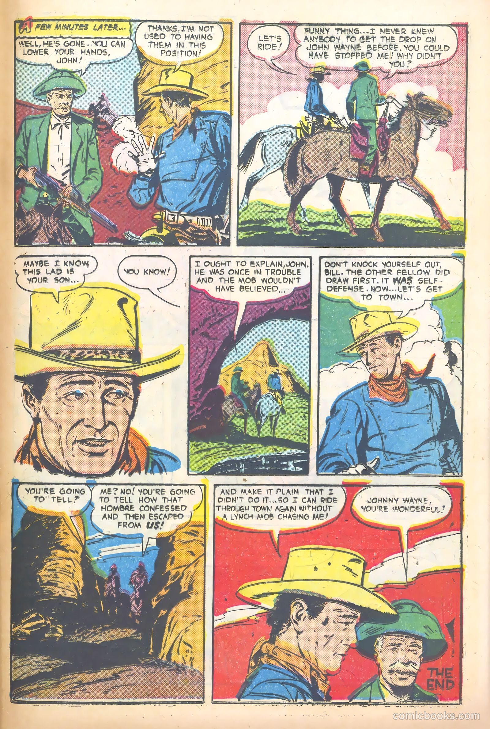 John Wayne Adventure Comics #18 (1953) — page 23 of 36