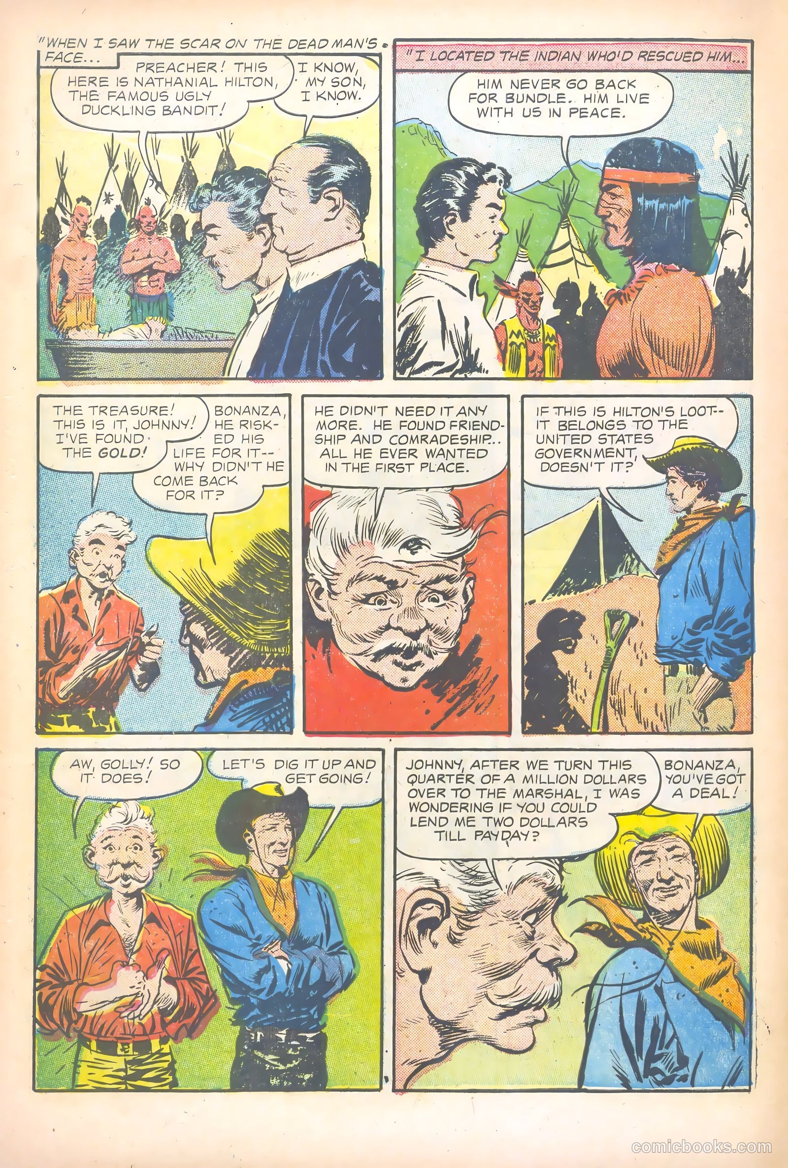 John Wayne Adventure Comics #18 (1953) — page 32 of 36