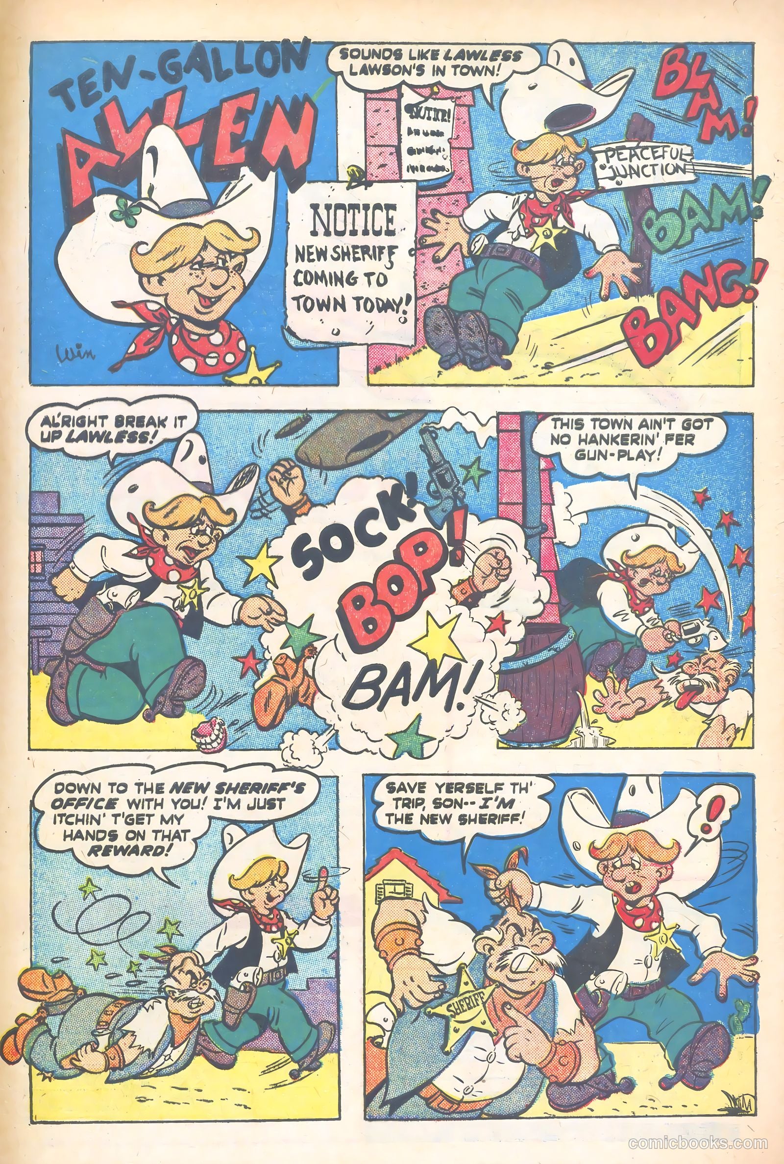 John Wayne Adventure Comics #18 (1953) — page 33 of 36