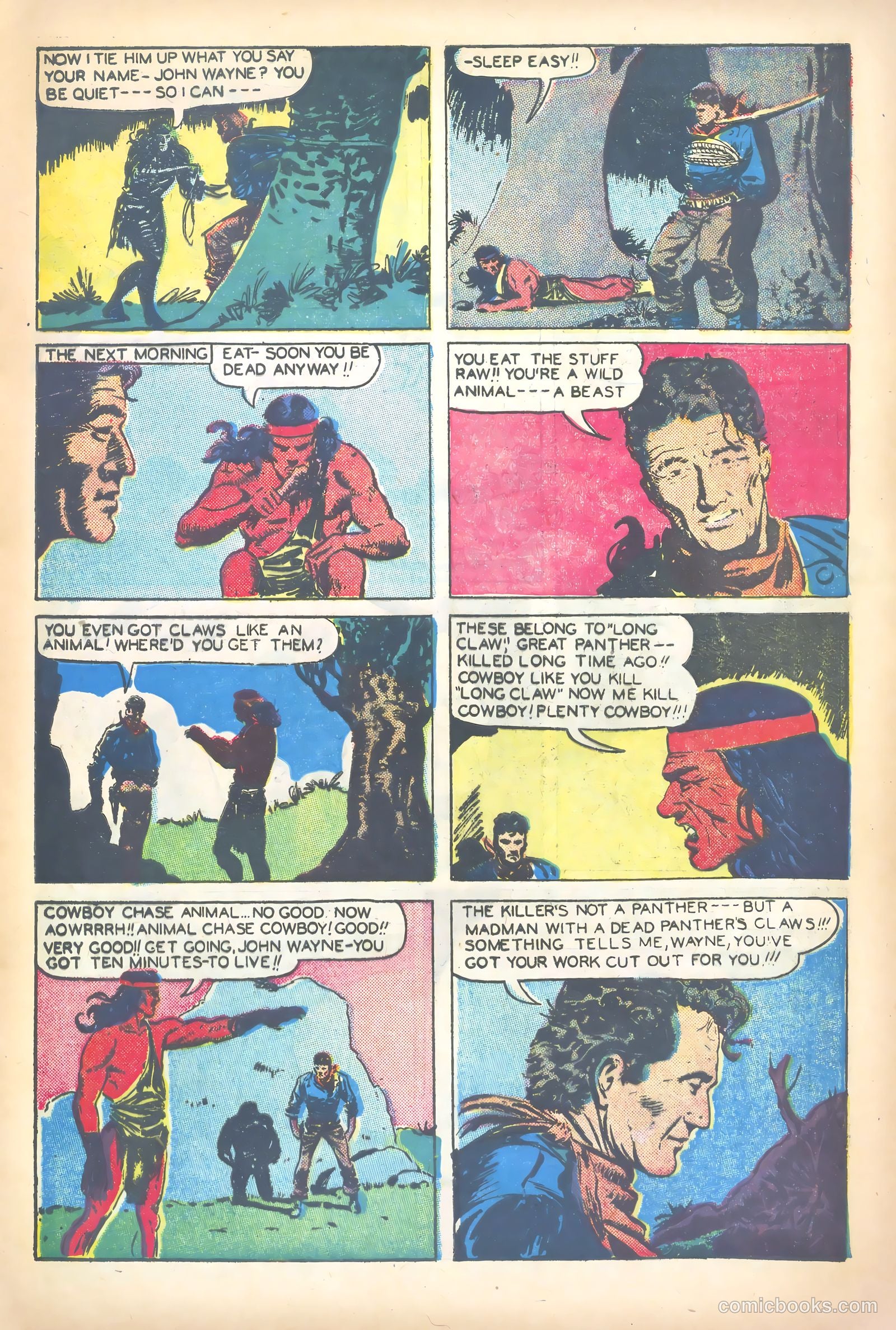 John Wayne Adventure Comics #18 (1953) — page 9 of 36