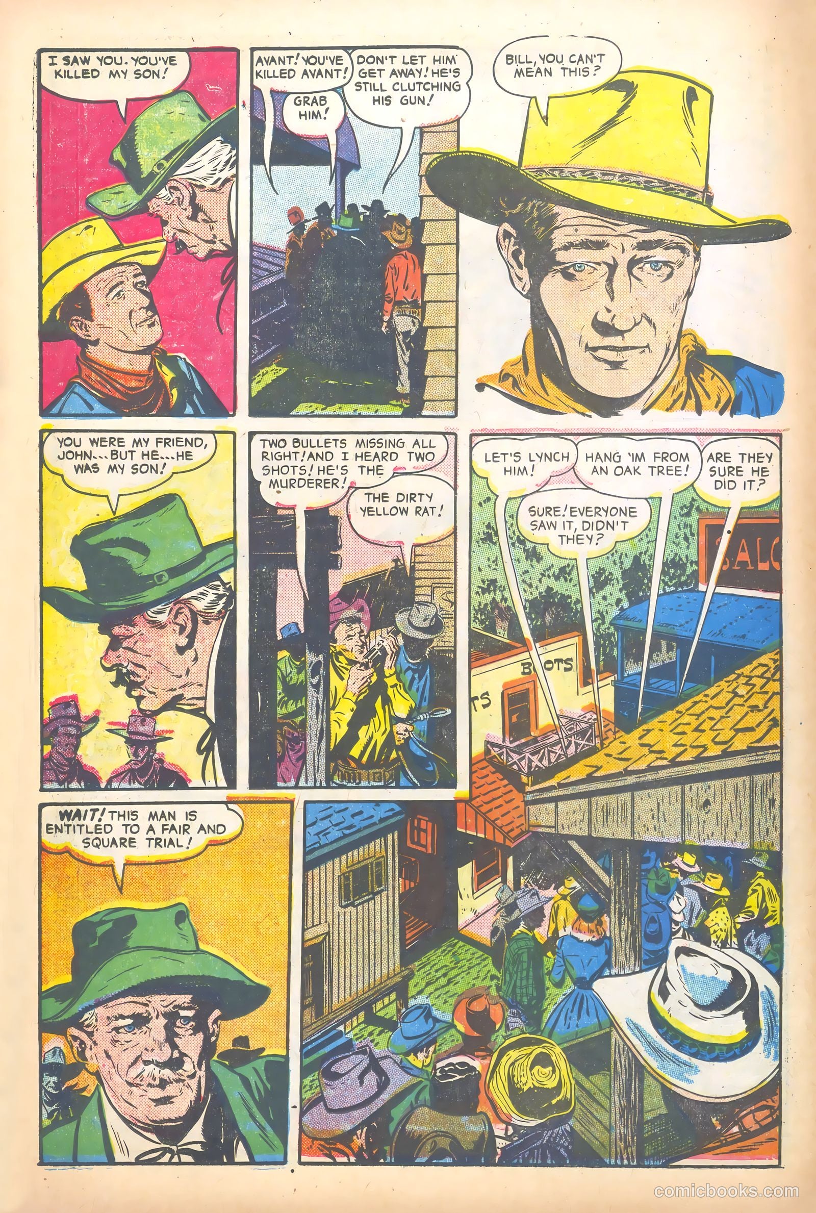 John Wayne Adventure Comics #18 (1953) — page 16 of 36