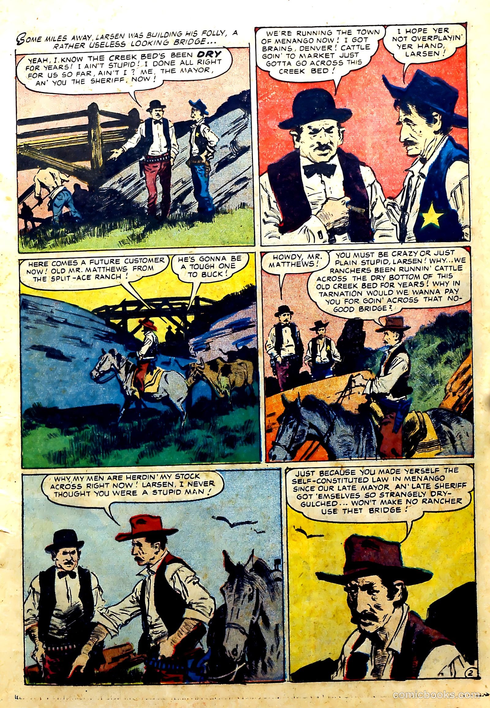 John Wayne Adventure Comics #19 (1953) — page 13 of 37