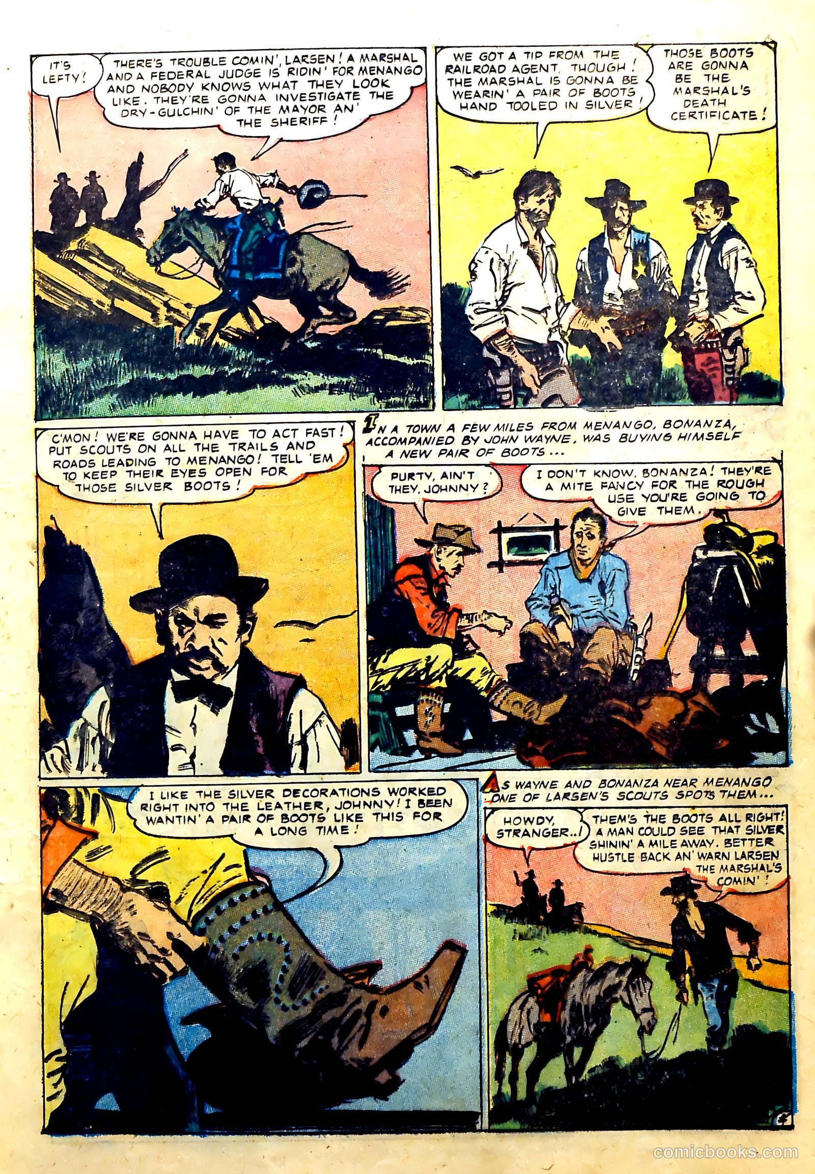 John Wayne Adventure Comics #19 (1953) — page 15 of 37