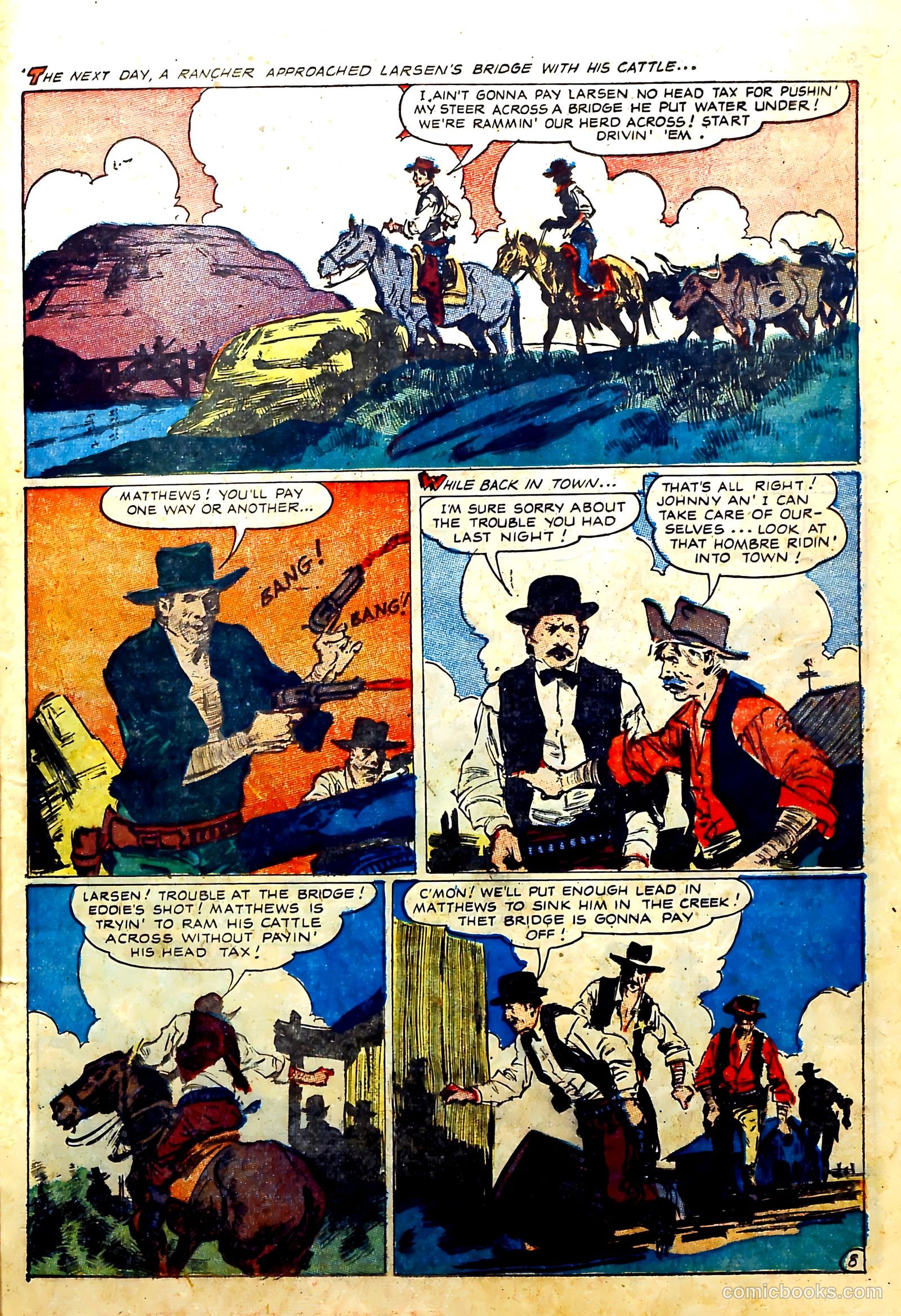 John Wayne Adventure Comics #19 (1953) — page 21 of 37