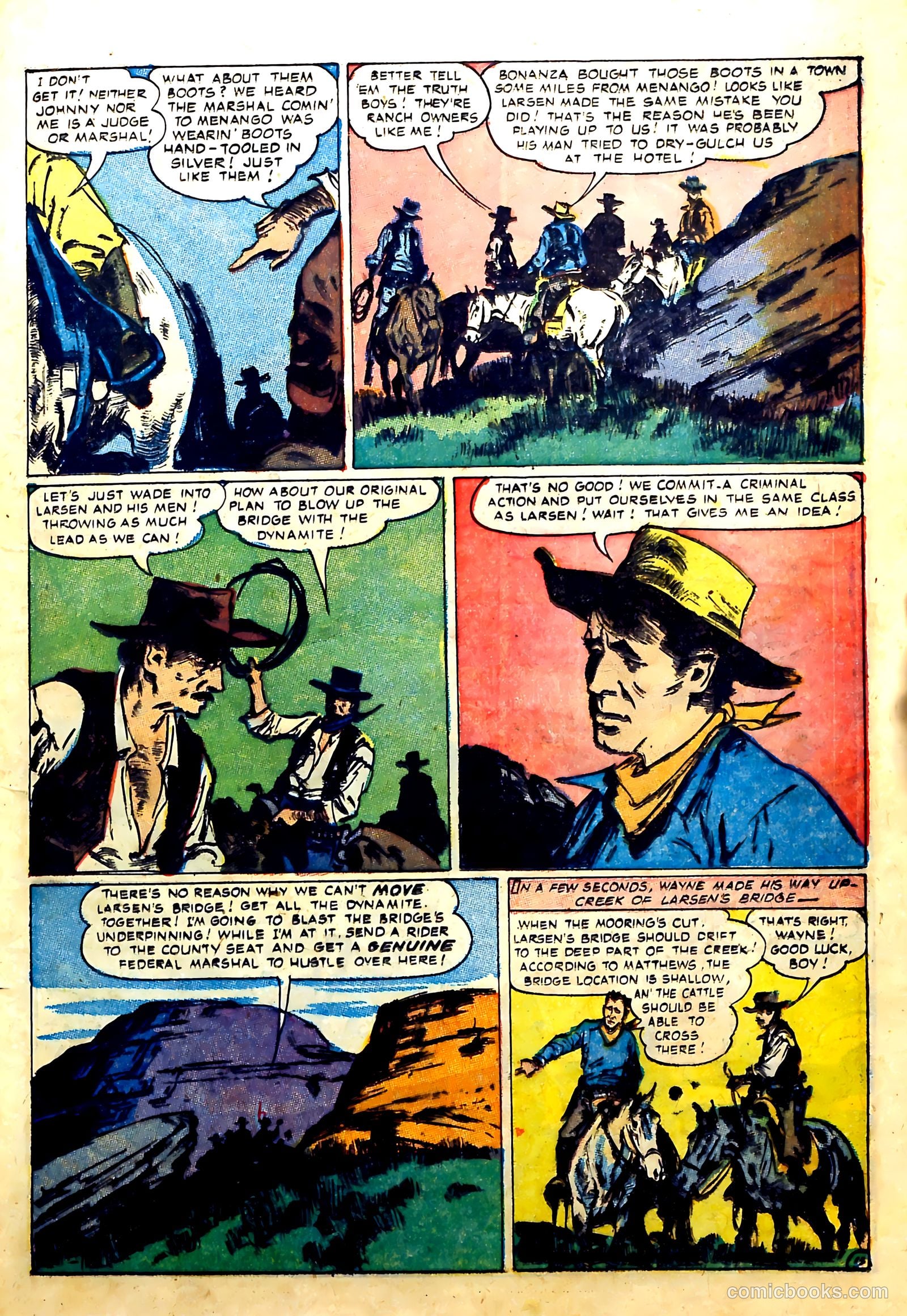 John Wayne Adventure Comics #19 (1953) — page 23 of 37