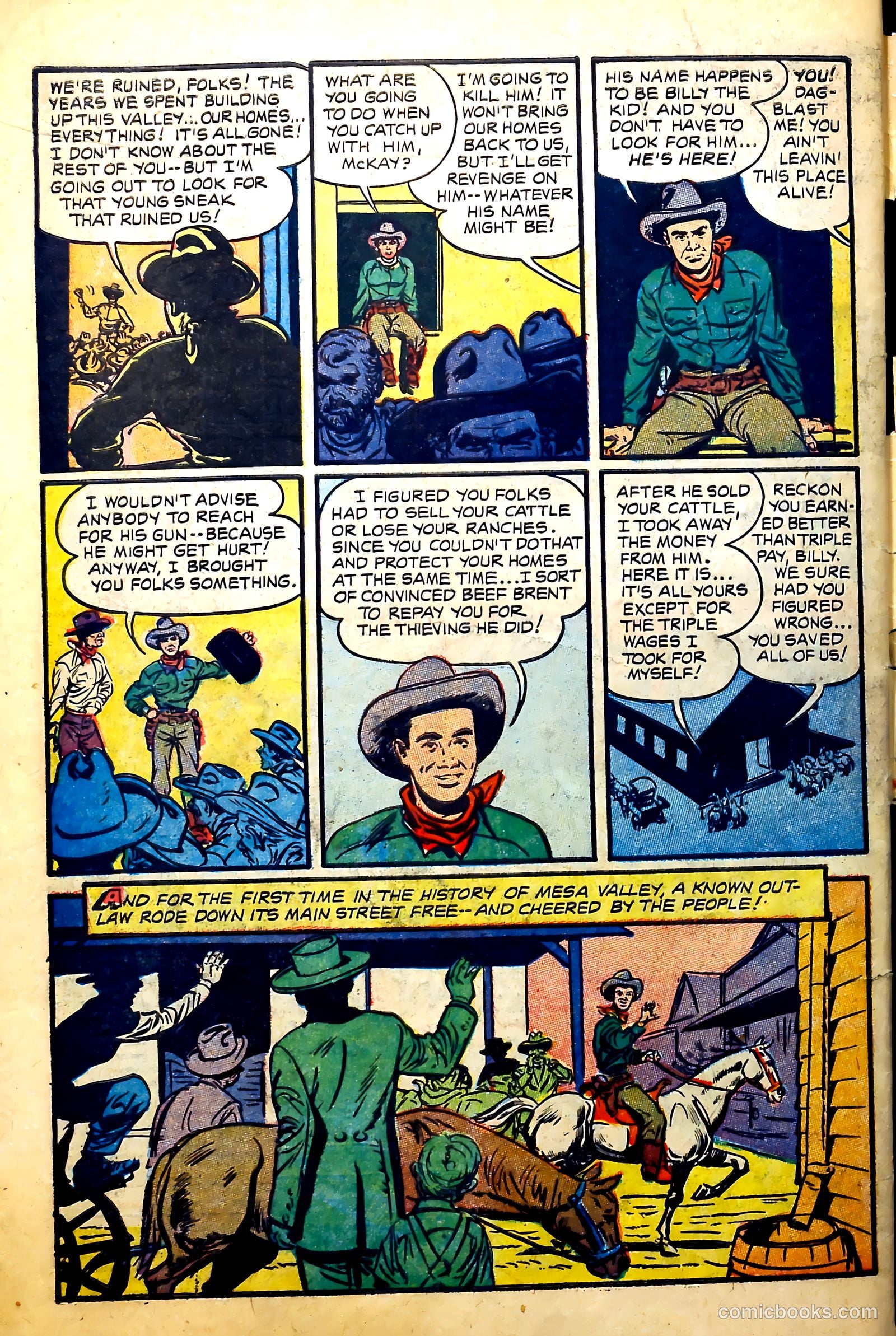 John Wayne Adventure Comics #19 (1953) — page 34 of 37