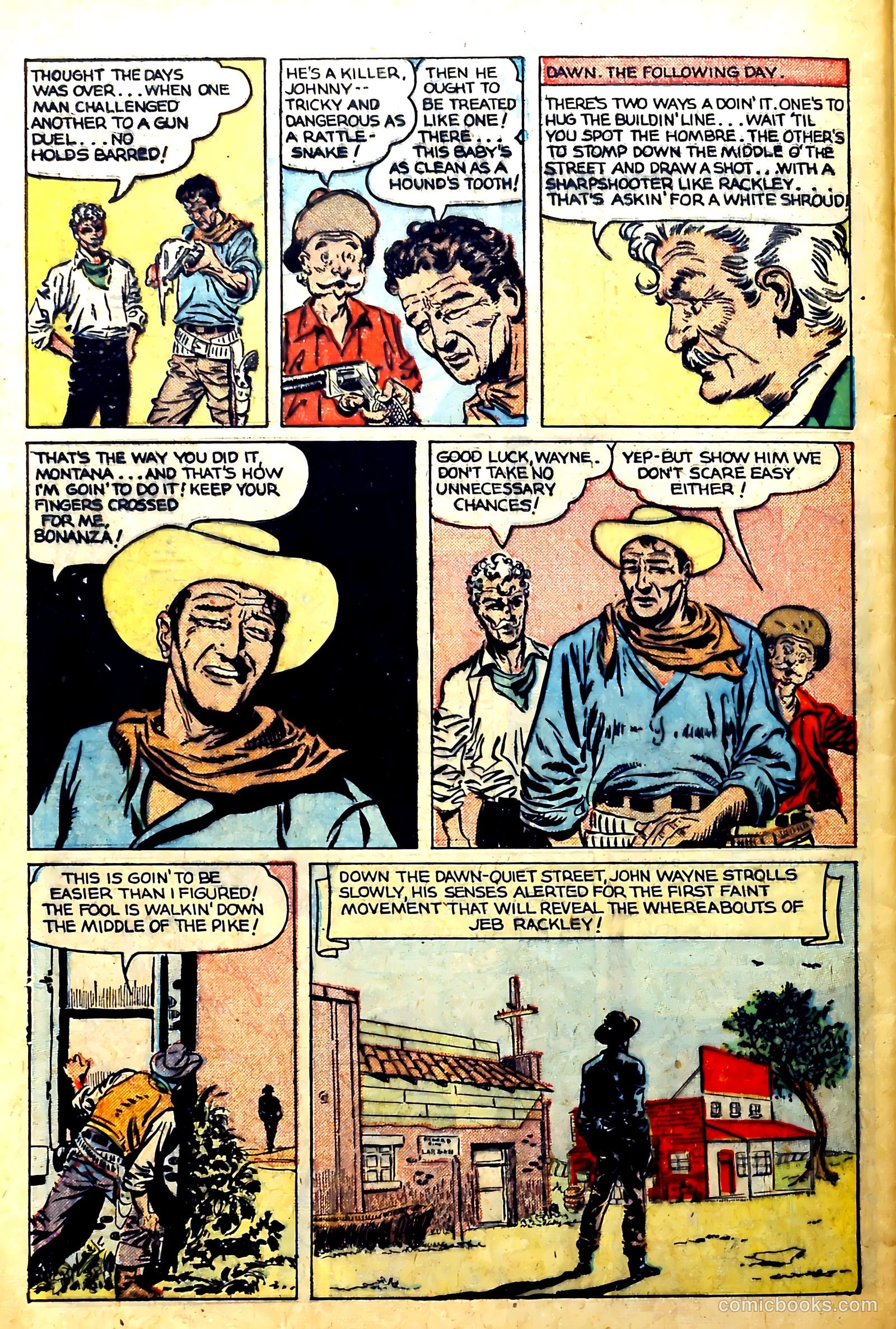 John Wayne Adventure Comics #2 — page 32 of 36