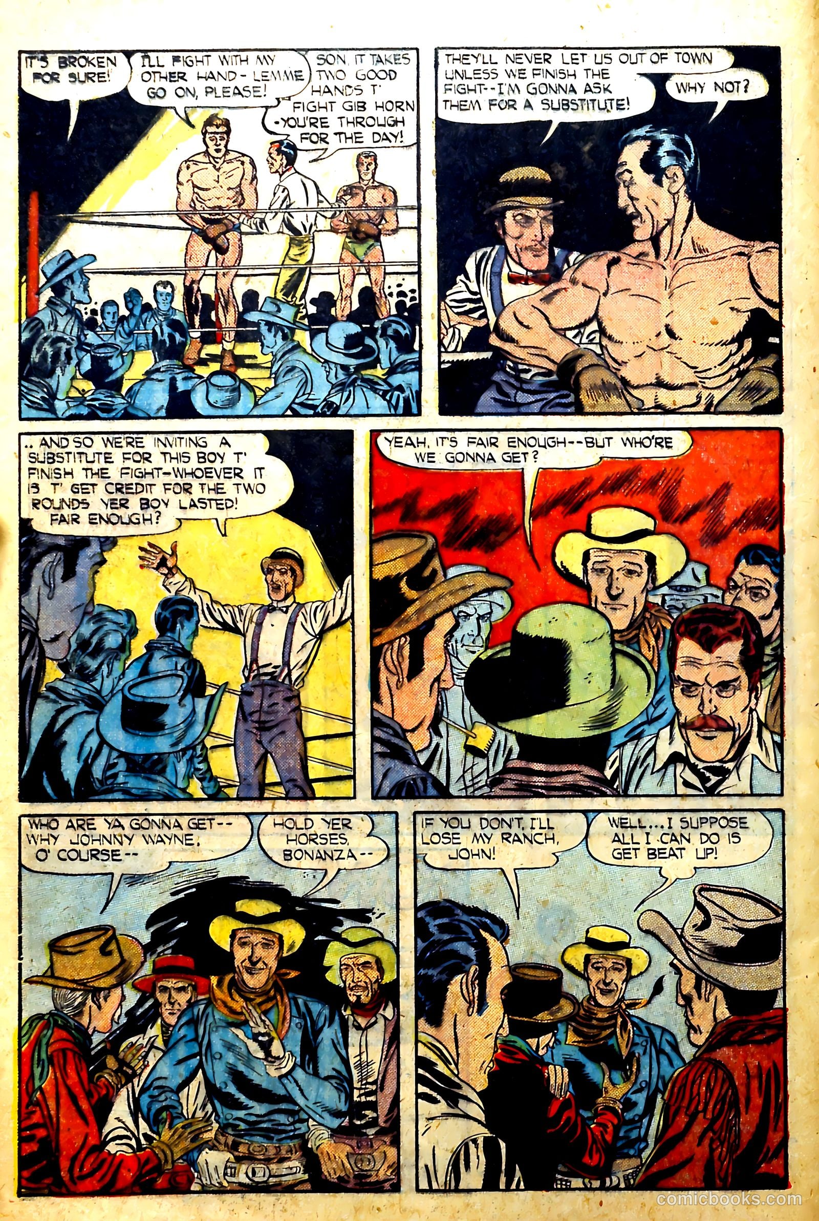 John Wayne Adventure Comics #2 (1950) — page 8 of 36