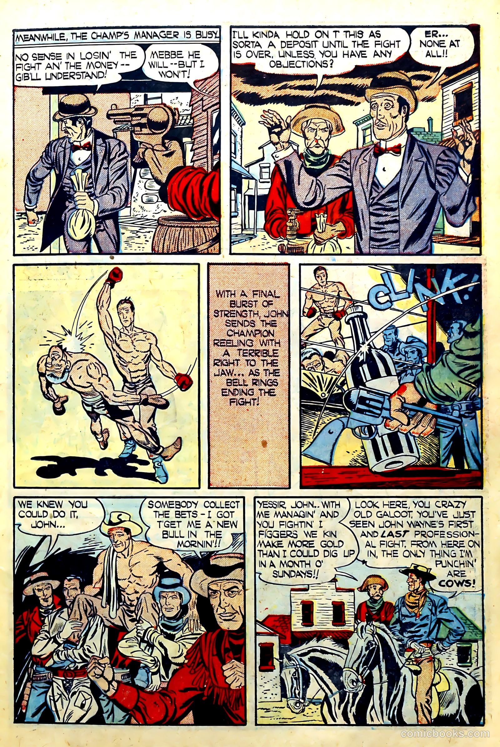 John Wayne Adventure Comics #2 (1950) — page 11 of 36
