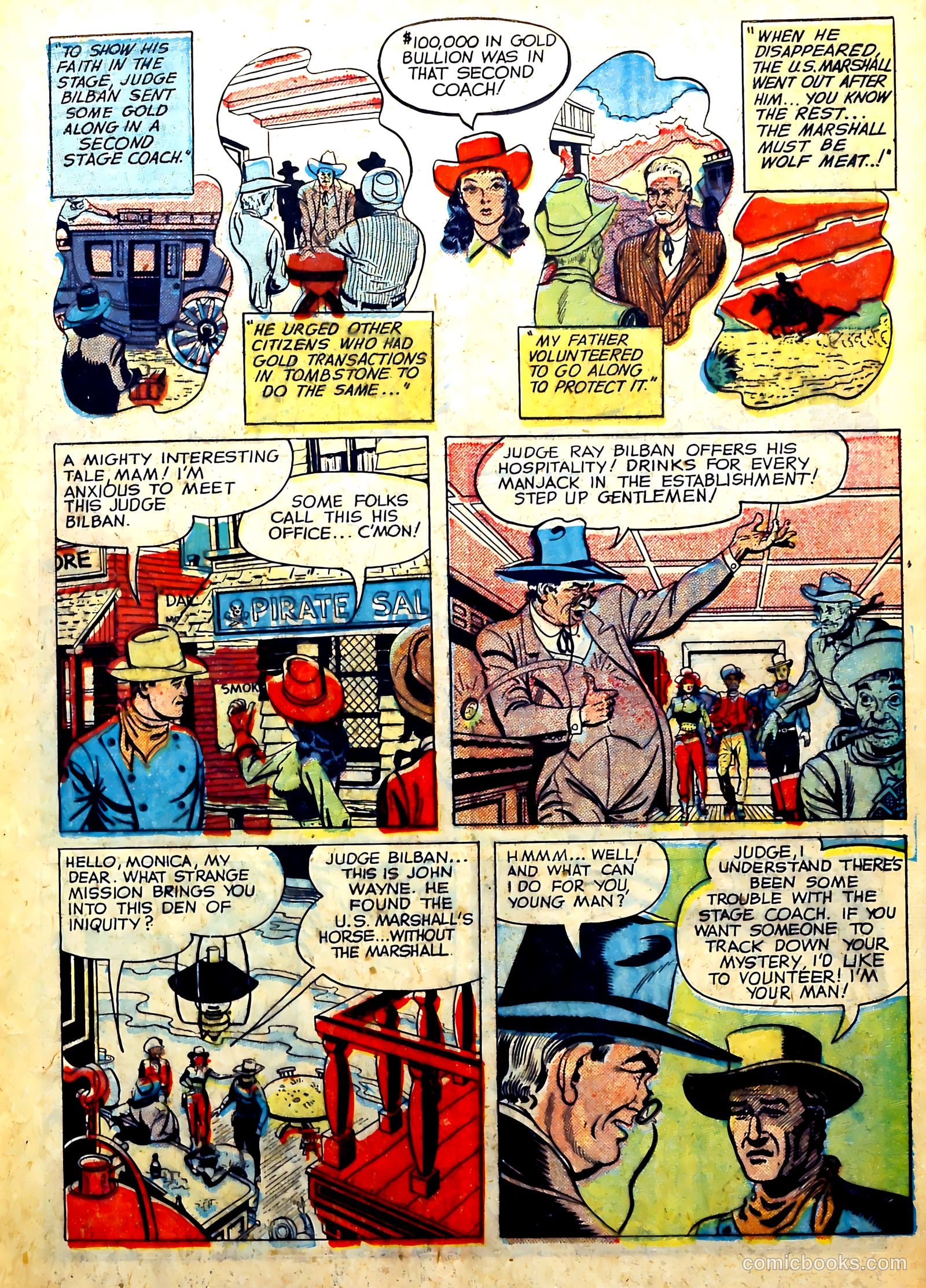 John Wayne Adventure Comics #2 (1950) — page 17 of 36