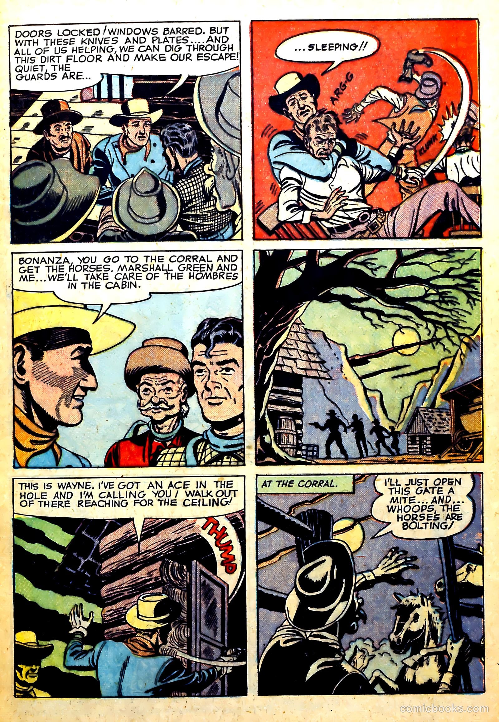 John Wayne Adventure Comics #2 (1950) — page 21 of 36