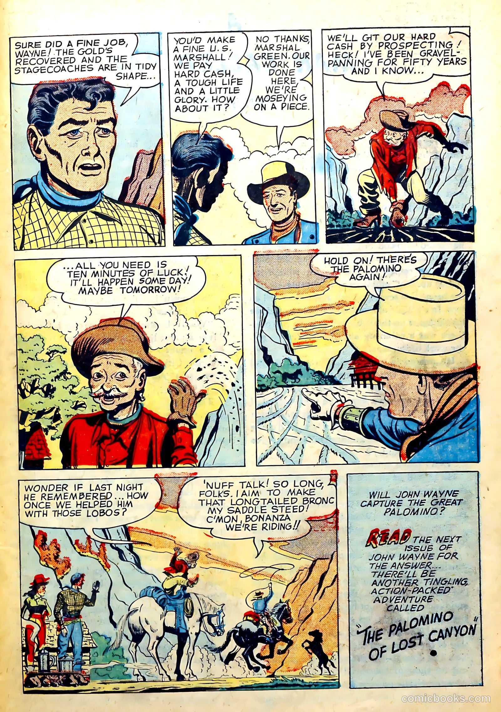 John Wayne Adventure Comics #2 (1950) — page 23 of 36