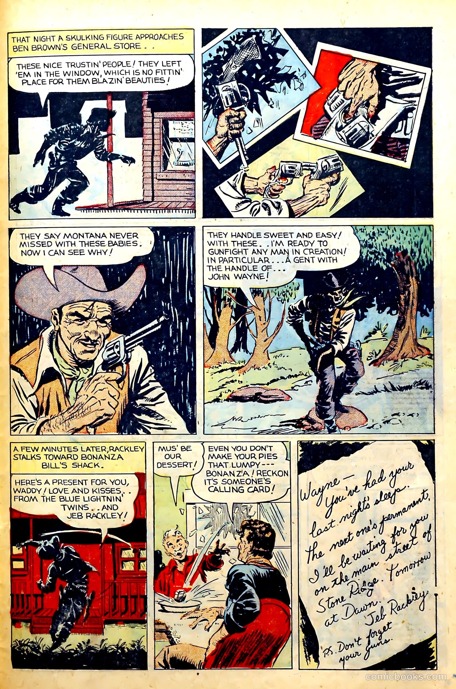 John Wayne Adventure Comics #2 (1950) — page 31 of 36