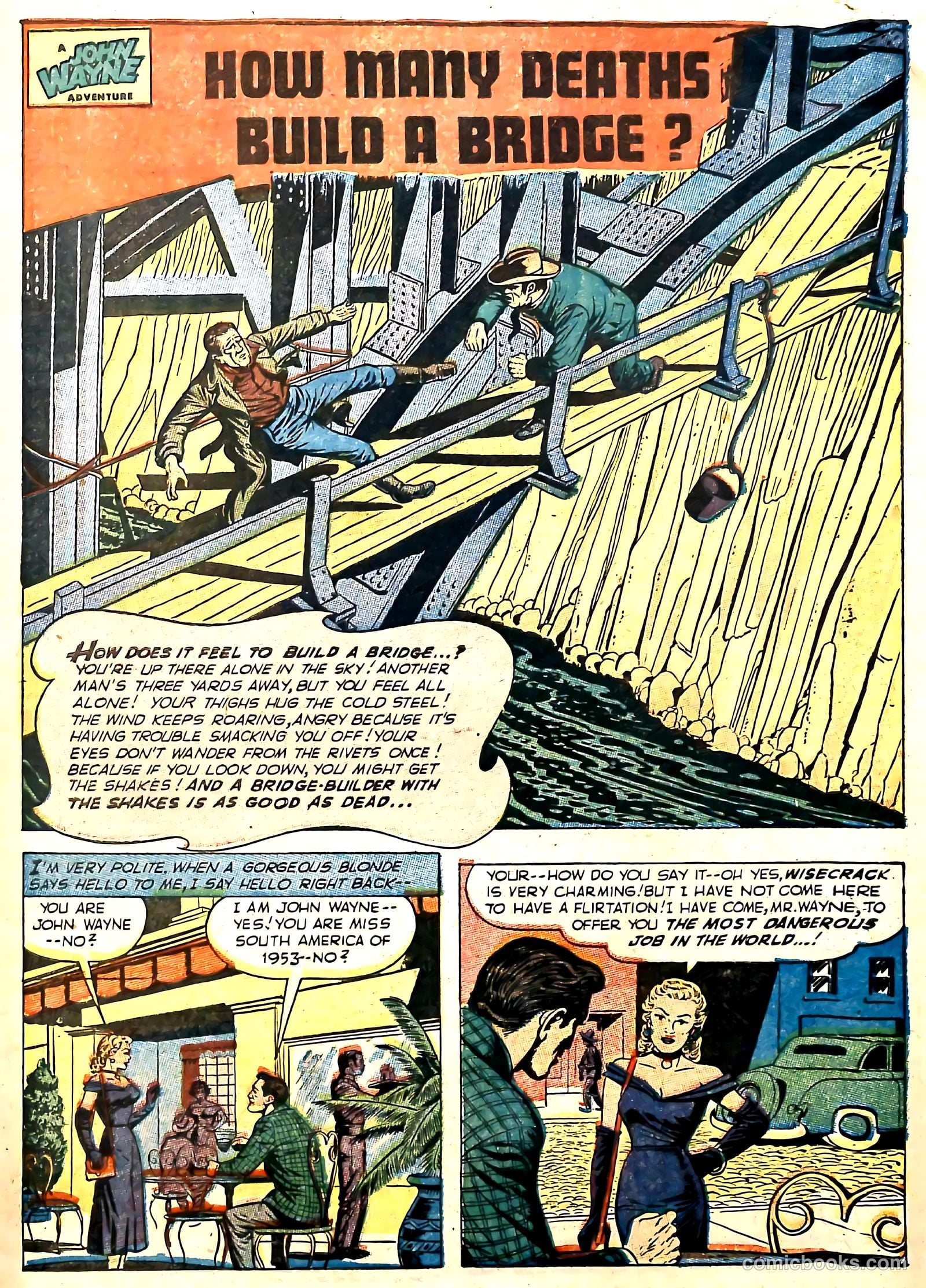 John Wayne Adventure Comics #20 (1953) — page 3 of 36