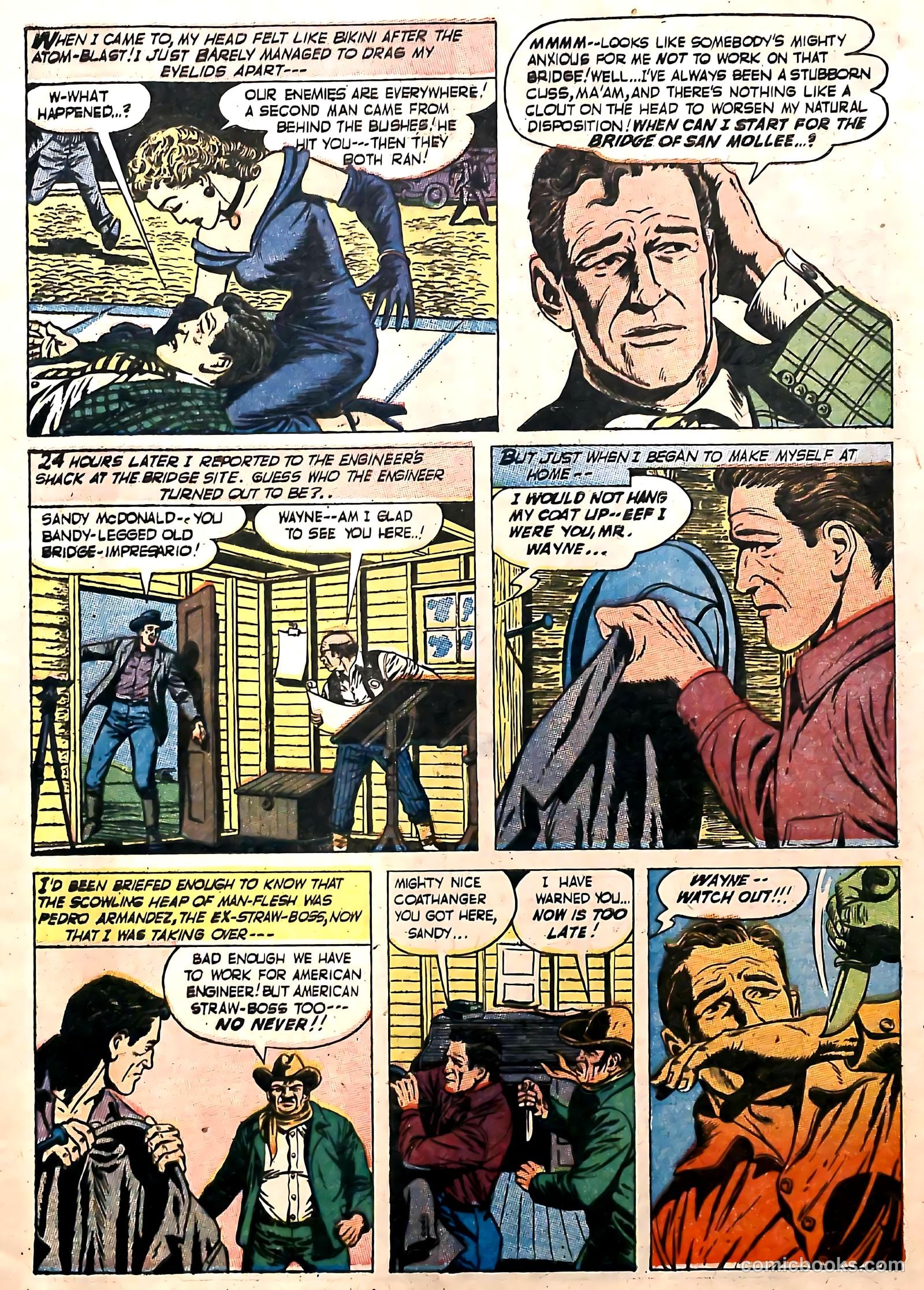 John Wayne Adventure Comics #20 (1953) — page 7 of 36