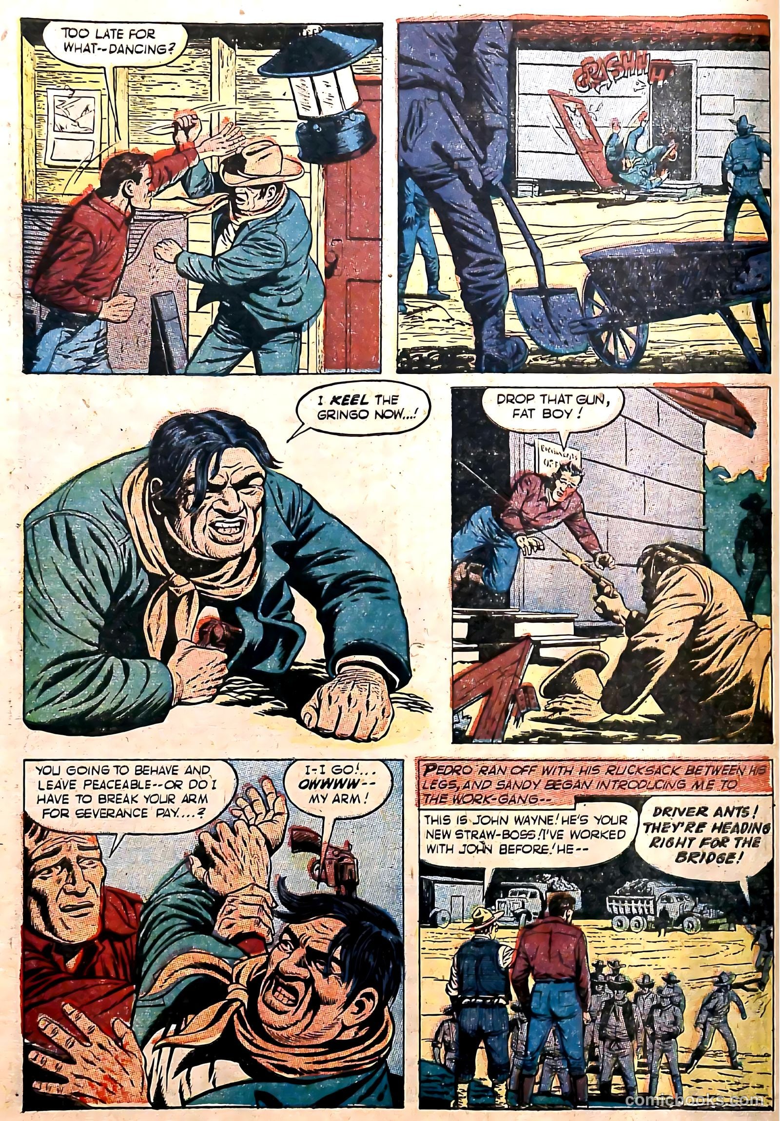 John Wayne Adventure Comics #20 (1953) — page 8 of 36