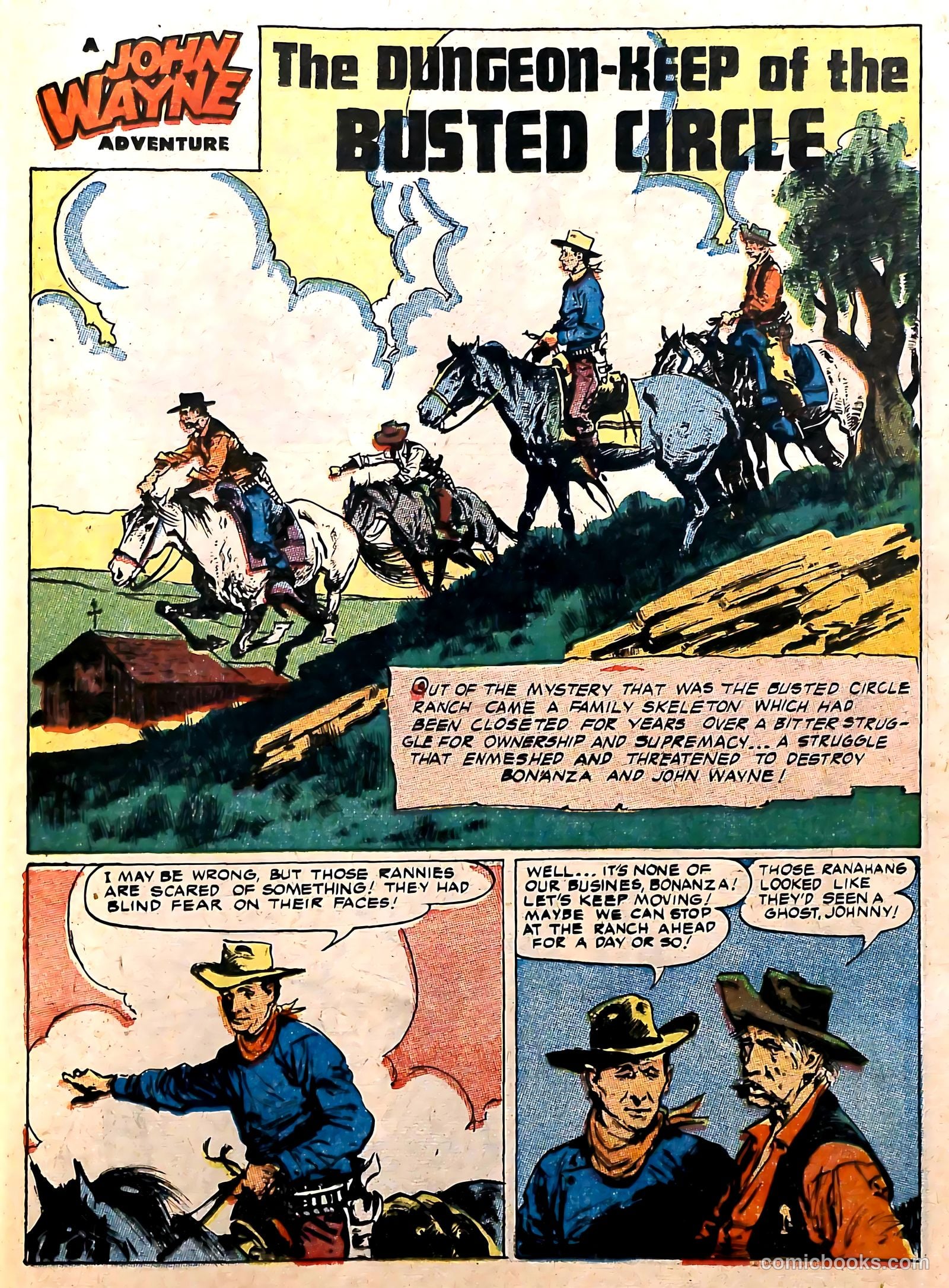 John Wayne Adventure Comics #20 (1953) — page 25 of 36