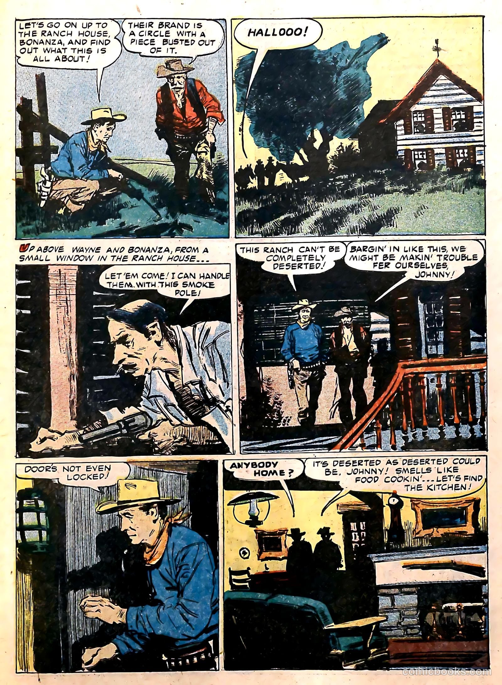 John Wayne Adventure Comics #20 (1953) — page 27 of 36